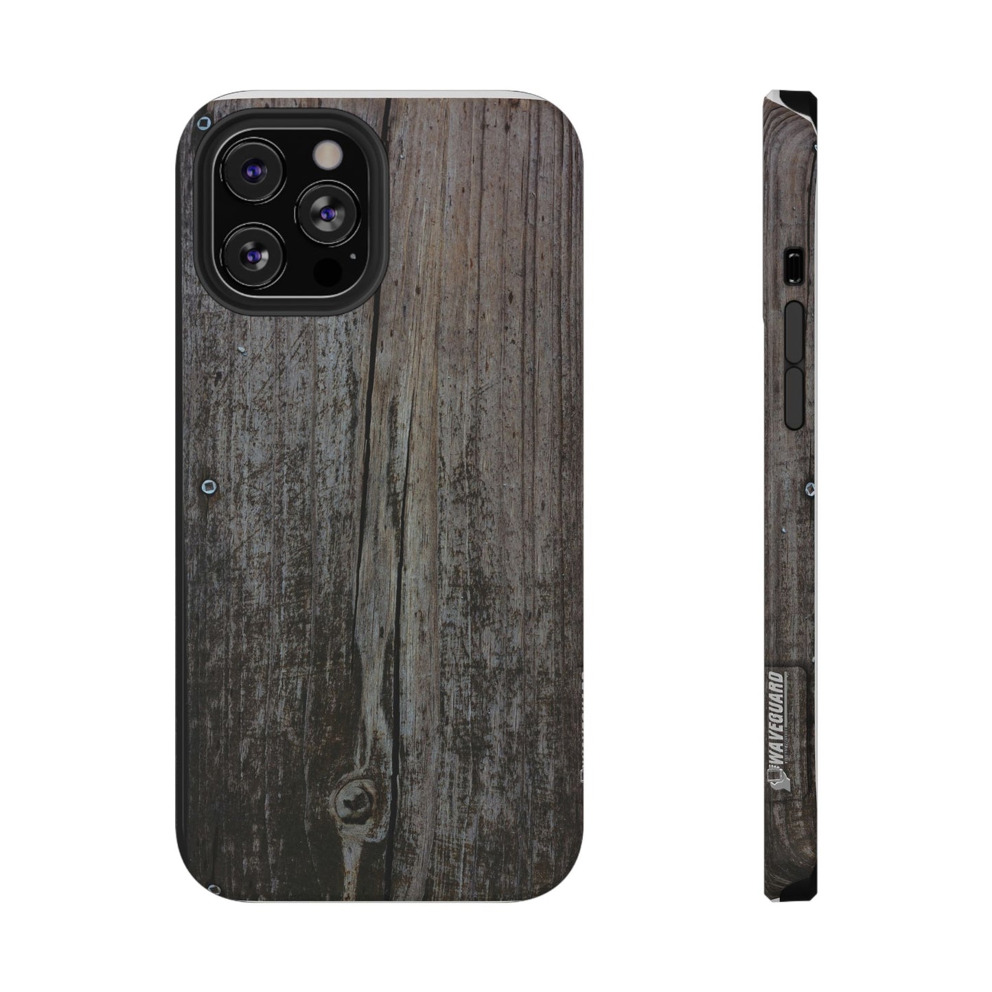 Impact-Resistant Tough Cases_ iPhone Case_ Series N8+ TCPCASE PT2WW006_ Limited Edition  Wooden Grain Phone Case for iPhones by WesternWaves: