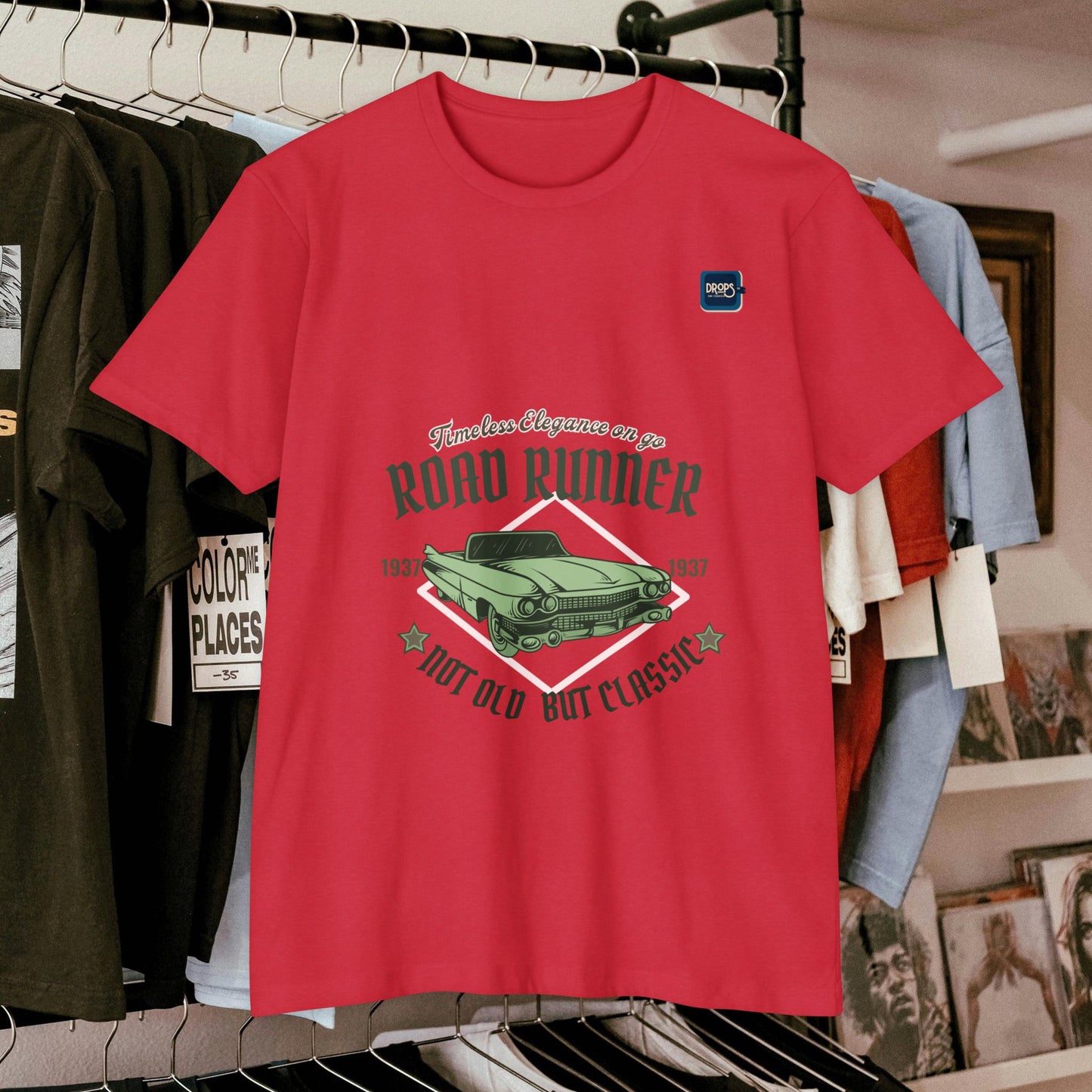 Unisex CVC Jersey T-shirt_ N7+ Series USCVCJTS PT2WW001_ Limited Edition Timeless Style for Car Lovers by WesternWaves: