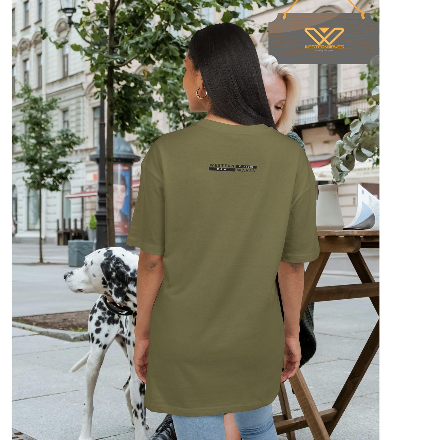 Unisex Oversized Tee_ N6+ Series USOSTEE PT2WW005_ Limited Edition by WesternWaves