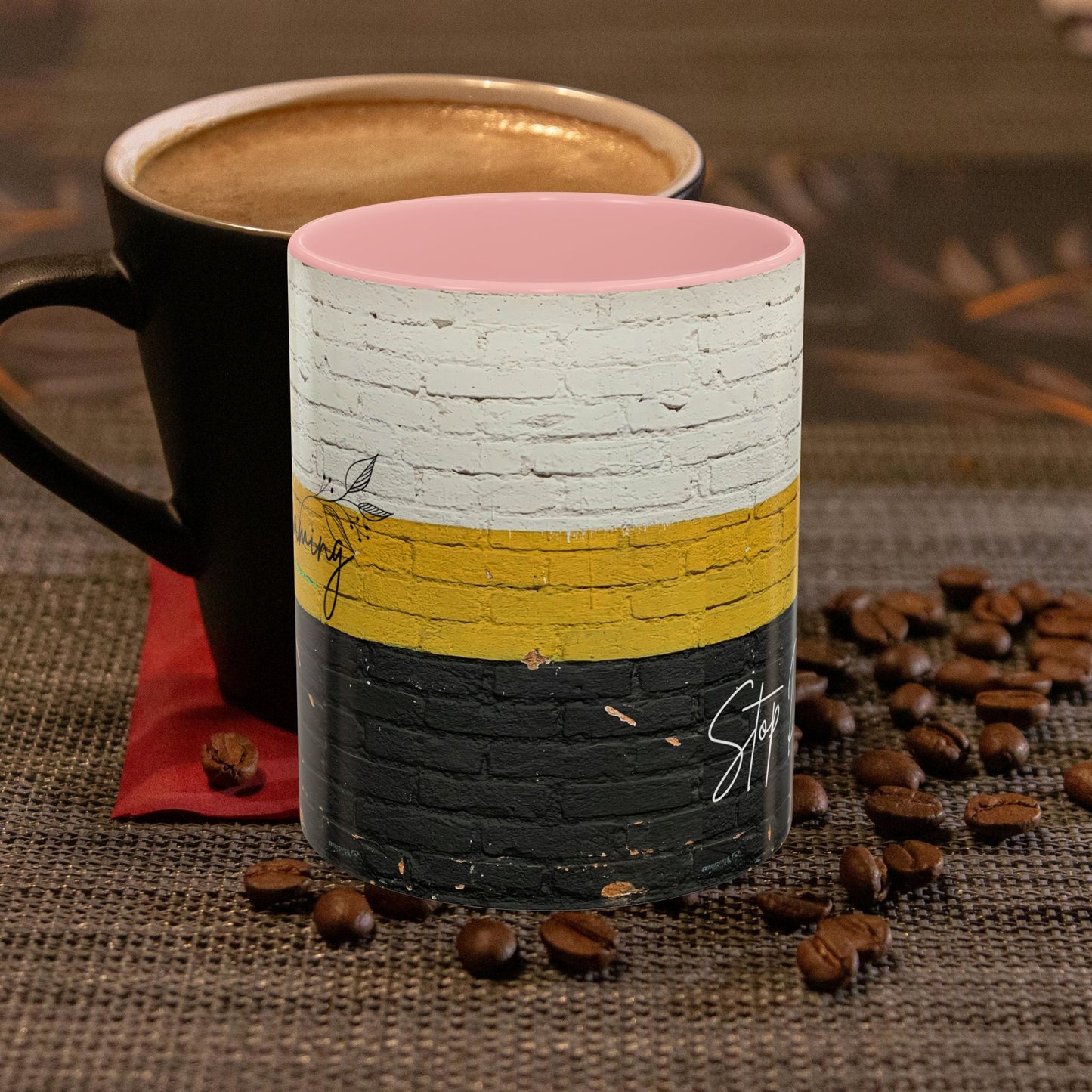 Accent Coffee Mug 11, 15oz_ N2 Series SPW ACM11OZ PT2WW012_ Limited Edition Perfect Blend of Style by WesternWaves: