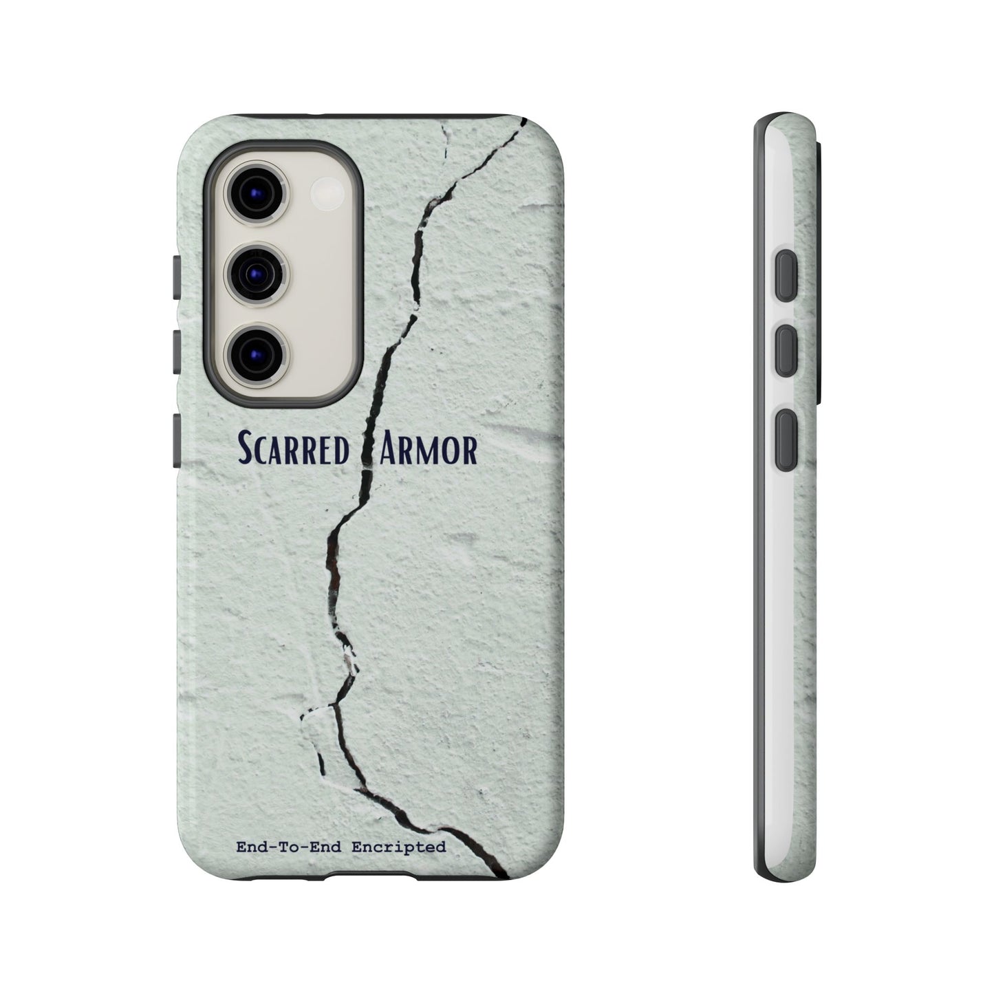 Tough Cases_ Samsung Galaxy Phone Case_ Series N8+ TCPCASE PT2WW003_ Limited Edition  Scarred Armor Design Samsung Galaxy Phone Cases by WesternWaves: