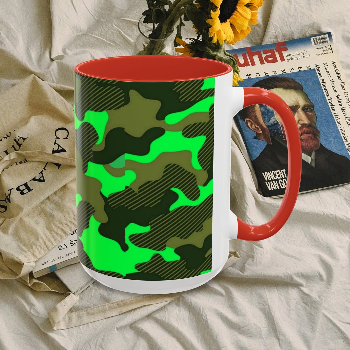 Accent Coffee Mug (11, 15oz)_ N2 Series ACMUG PT2WW004_ Limited Edition Mug by WesternWaves: