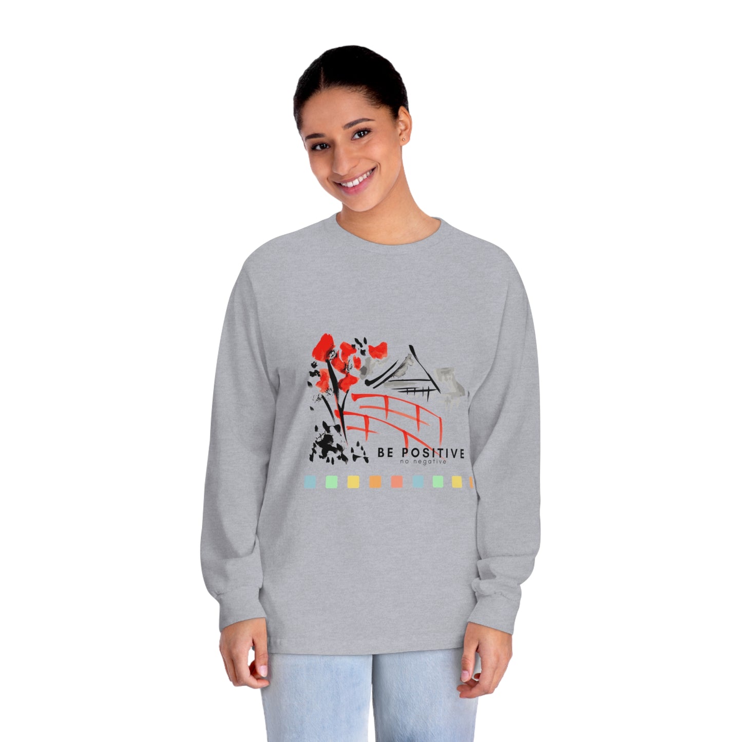 Unisex Classic Long Sleeve T-Shirt_ N2 Series SPW CLSTS PT2WW001_ Limited Edition 100% US Cotton product by WesternWaves: