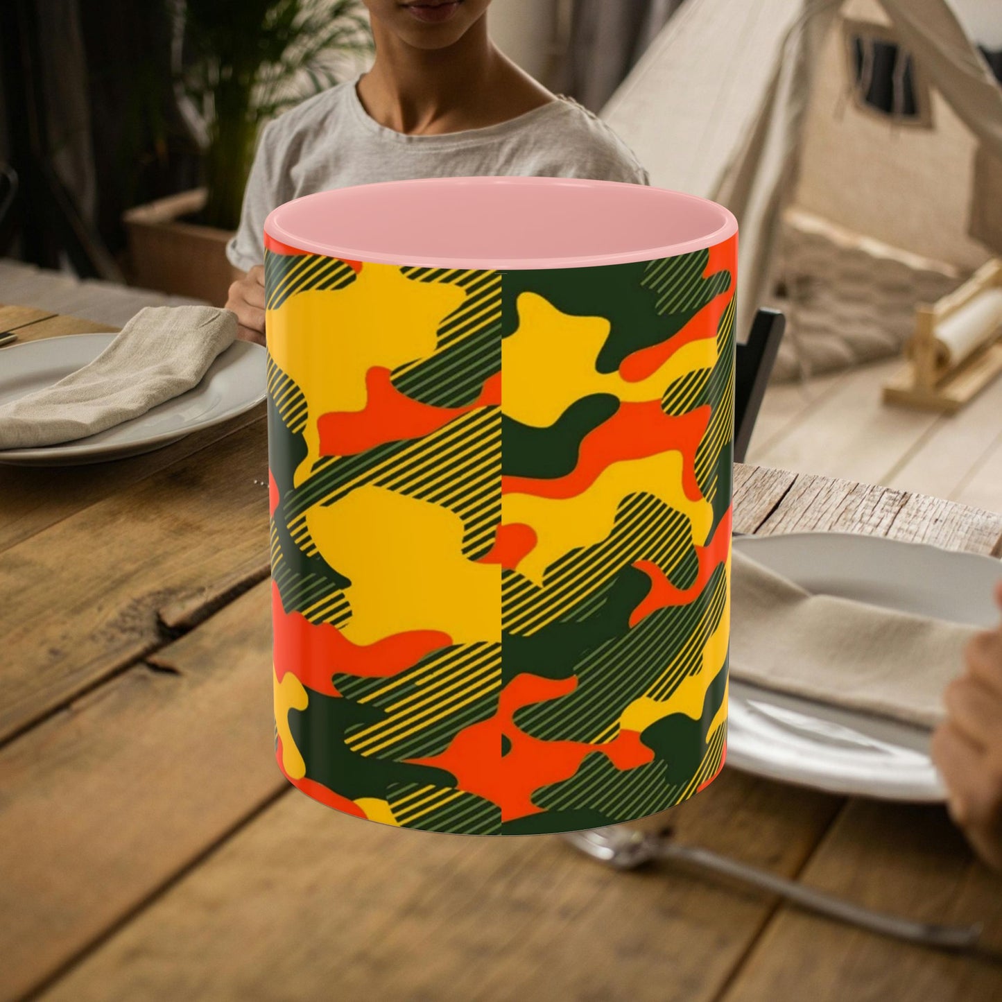Accent Coffee Mug 11oz, 15 oz_ N2 Series ACM11OZ PT2WW001_ Vibrant Limited Edition Design by WesternWawes