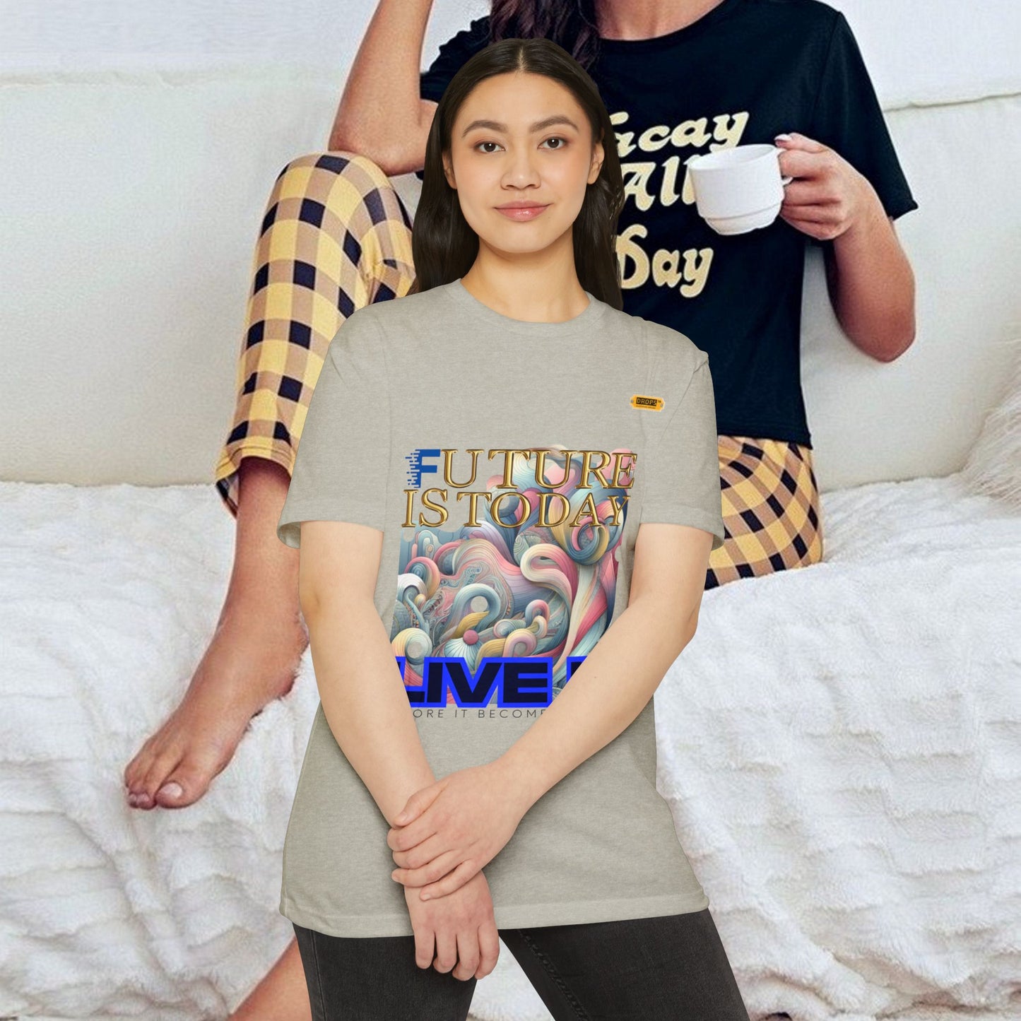 Unisex CVC Jersey T-shirt_ 16 June 2025_ Limited Edition Casual Fashion by WesternWaves:
