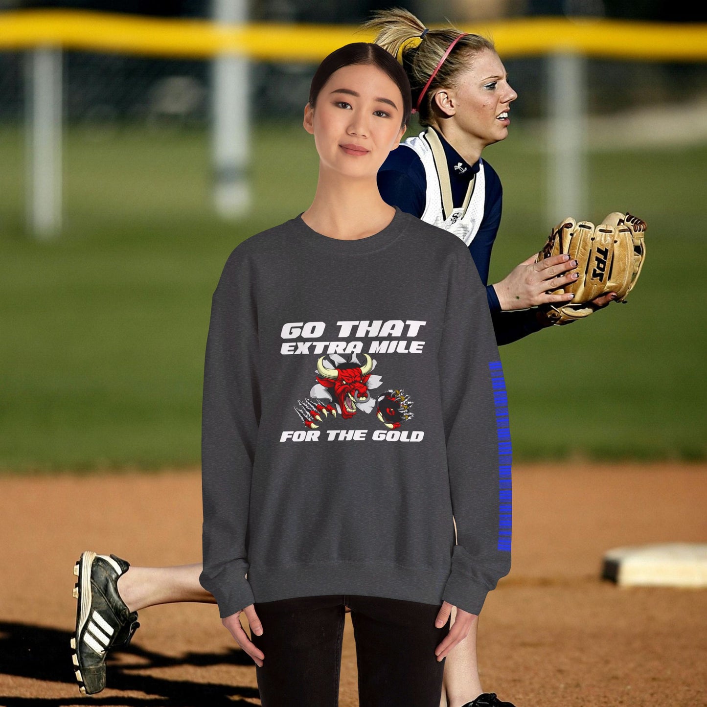 Unisex Heavy Blend™ Crewneck Sweatshirt_ N2 Sports Series SPW UHBCSS PT2WW005_ Limited Edition ‘Zeztz’ Brand Sports Elements by WesternWaves: