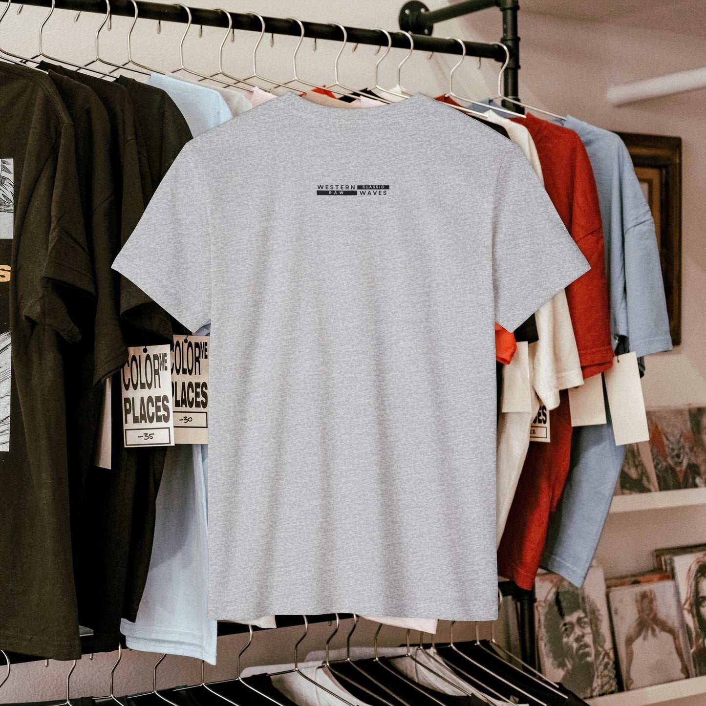 Eco-Friendly Unisex T-Shirt_ N7* Series ECOFUSTS PT2WW001_ Limited Edition Eco-Friendly T-Shirt by WesternWaves:
