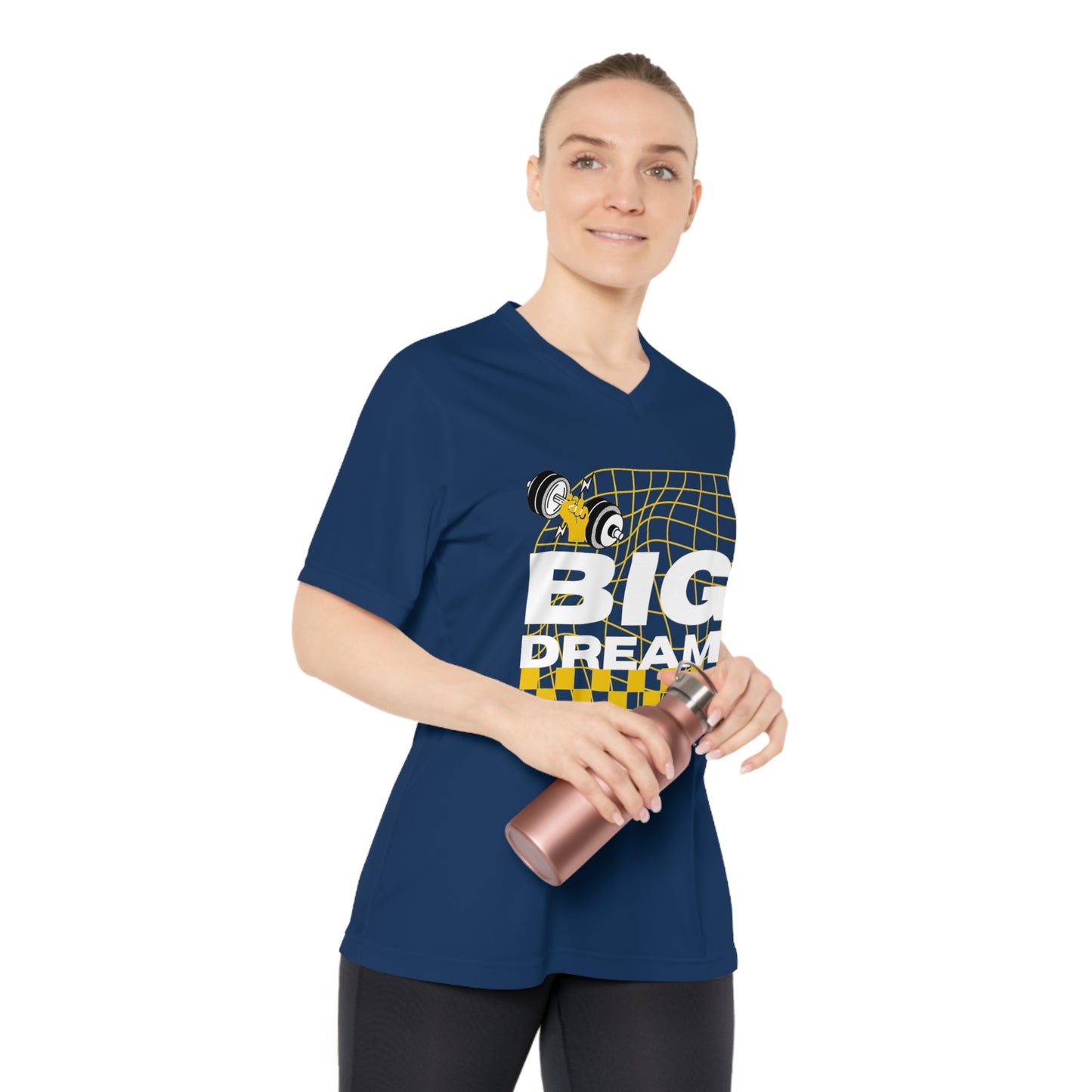 Women's Performance V-Neck T-Shirt_ N2 Series WPVNTS PT2WW002_ Limited Edition Reliable Companion by WesternWaves: