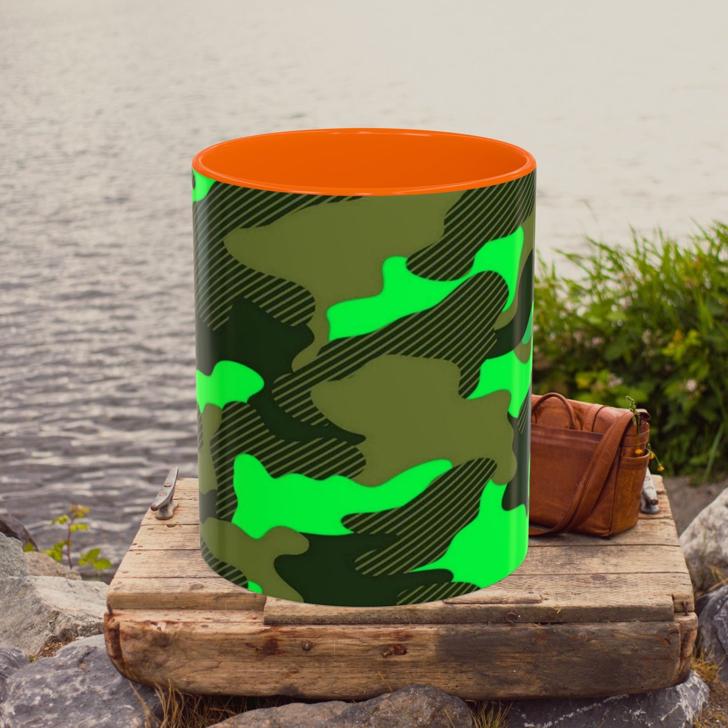 Accent Coffee Mug (11, 15oz)_ N2 Series ACMUG PT2WW004_ Limited Edition Mug by WesternWaves: