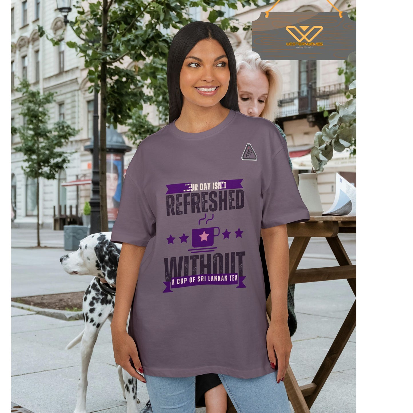 Unisex Oversized Tee_ N6+ Series USOSTEE PT2WW005_ Limited Edition by WesternWaves