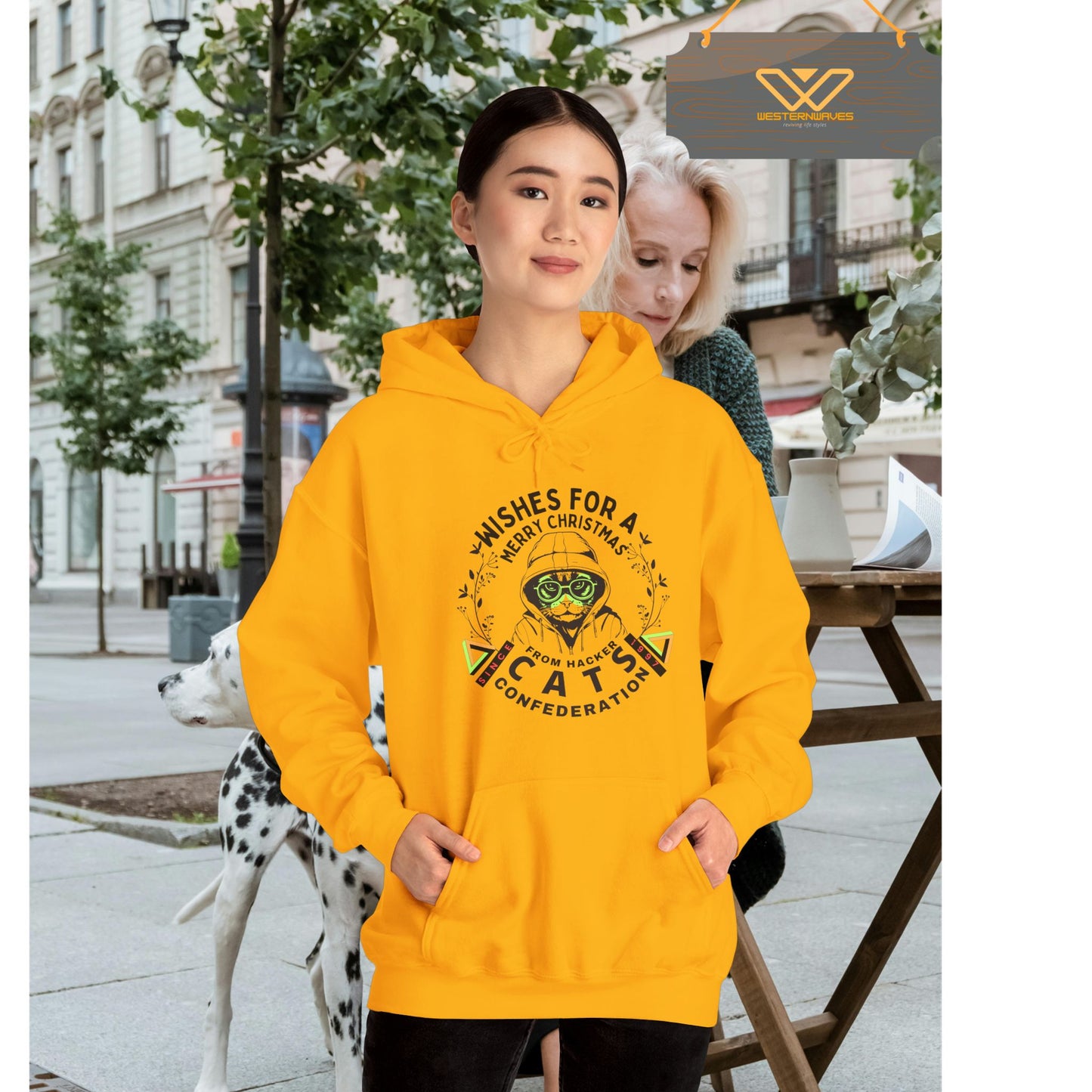 Unisex Heavy Blend™ Hooded Sweatshirt_ N2 Series SPW USHBHSS PT2WW001_ 2024 X’Mas Limited Edition by WesternWaves: