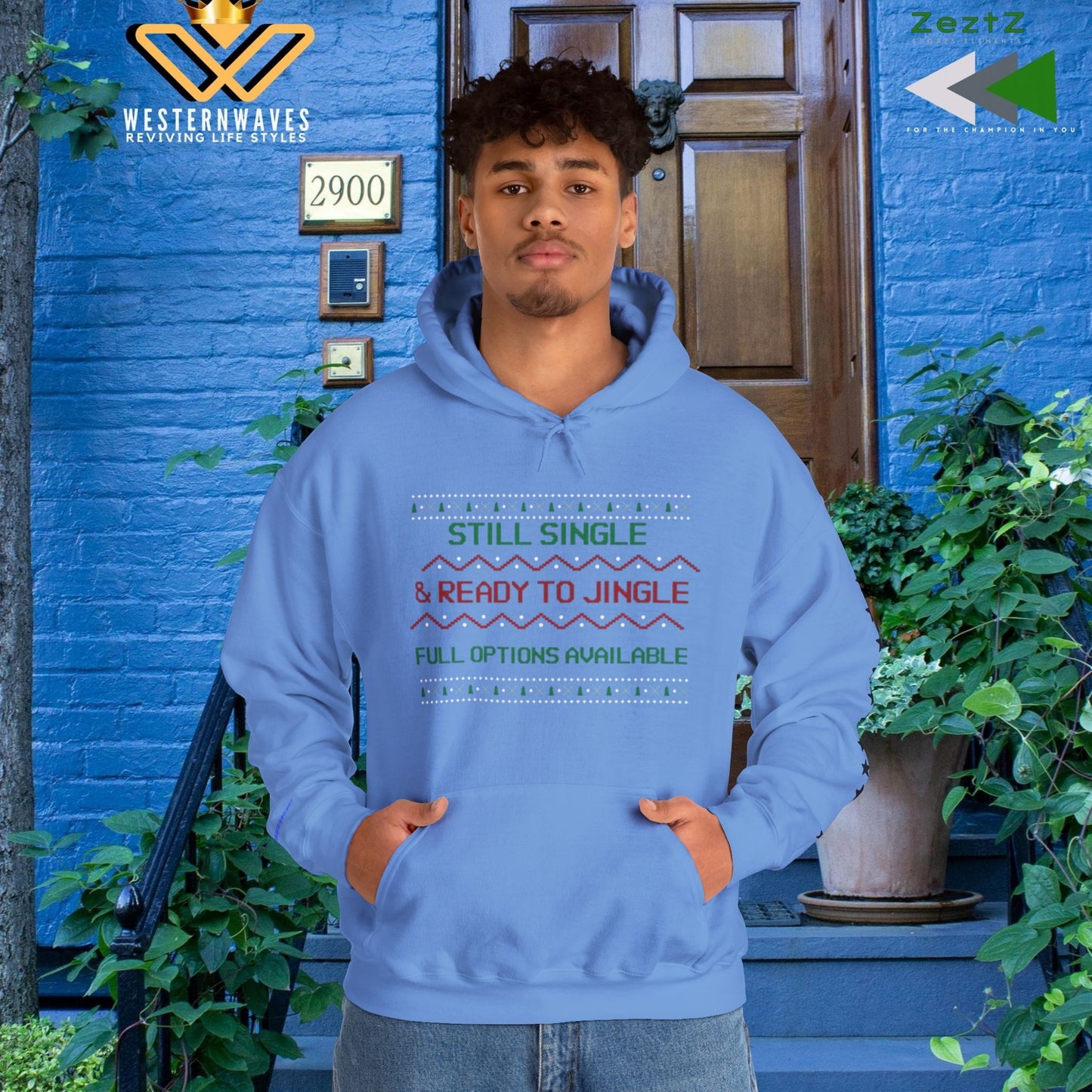 Unisex Heavy Blend™ Hooded Sweatshirt_ N2 Series SPW USHBHSS PT2WW007_Limited Edition Pinnacle of Comfort & Style by WesternWaves: