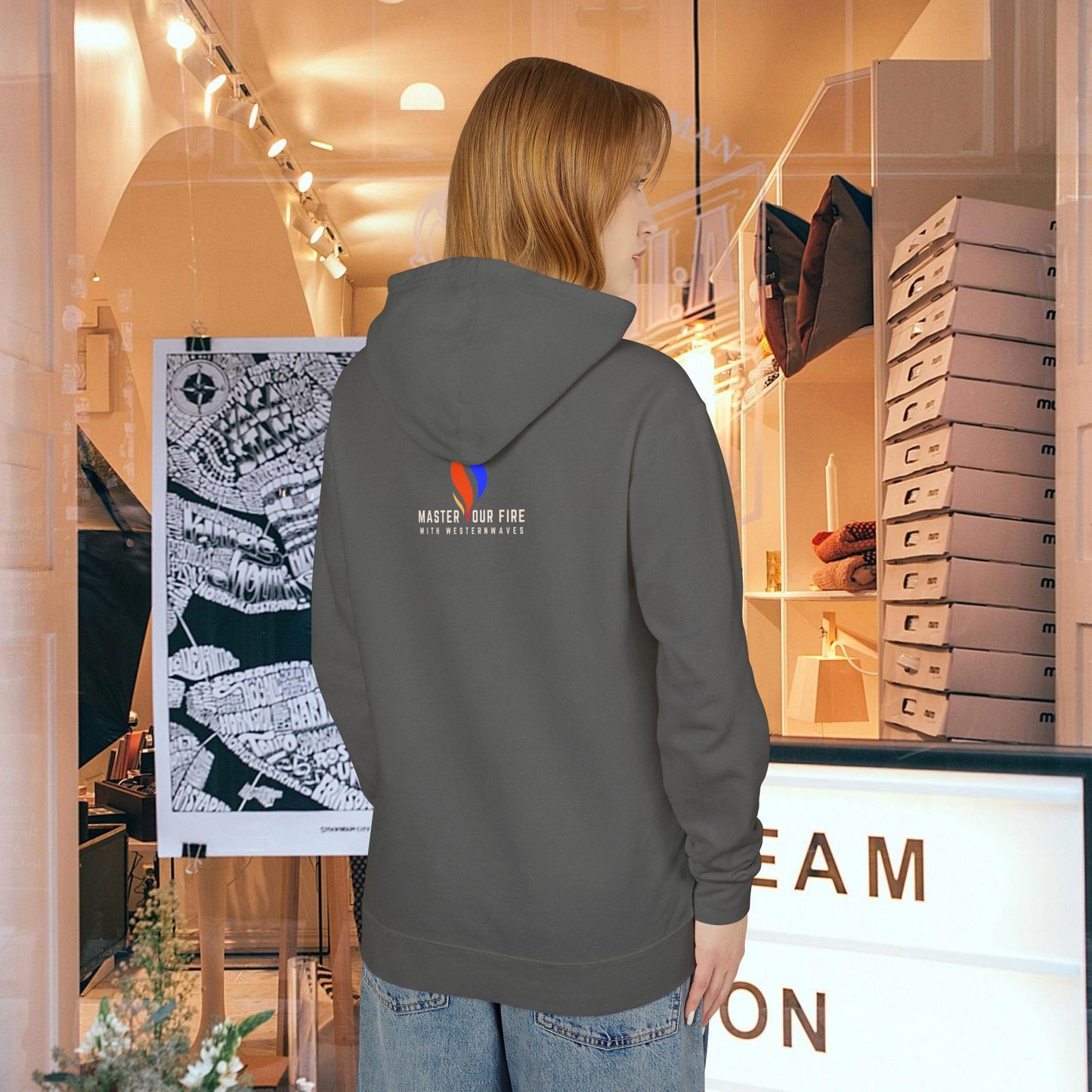 Unisex Lightweight Hooded Sweatshirt – N2 Series SPW USLWHSS PT2WW002_ Limited Edition Crafted Comfort by WesternWaves: