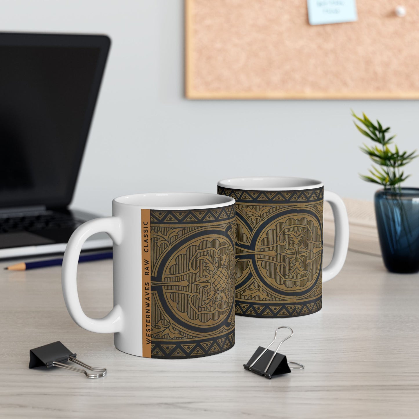 Ceramic Mug (11oz, 15oz)_ N2+ Series CM10OZ&15OZ PT2WW004_ Limited Edition by WesternWaves: