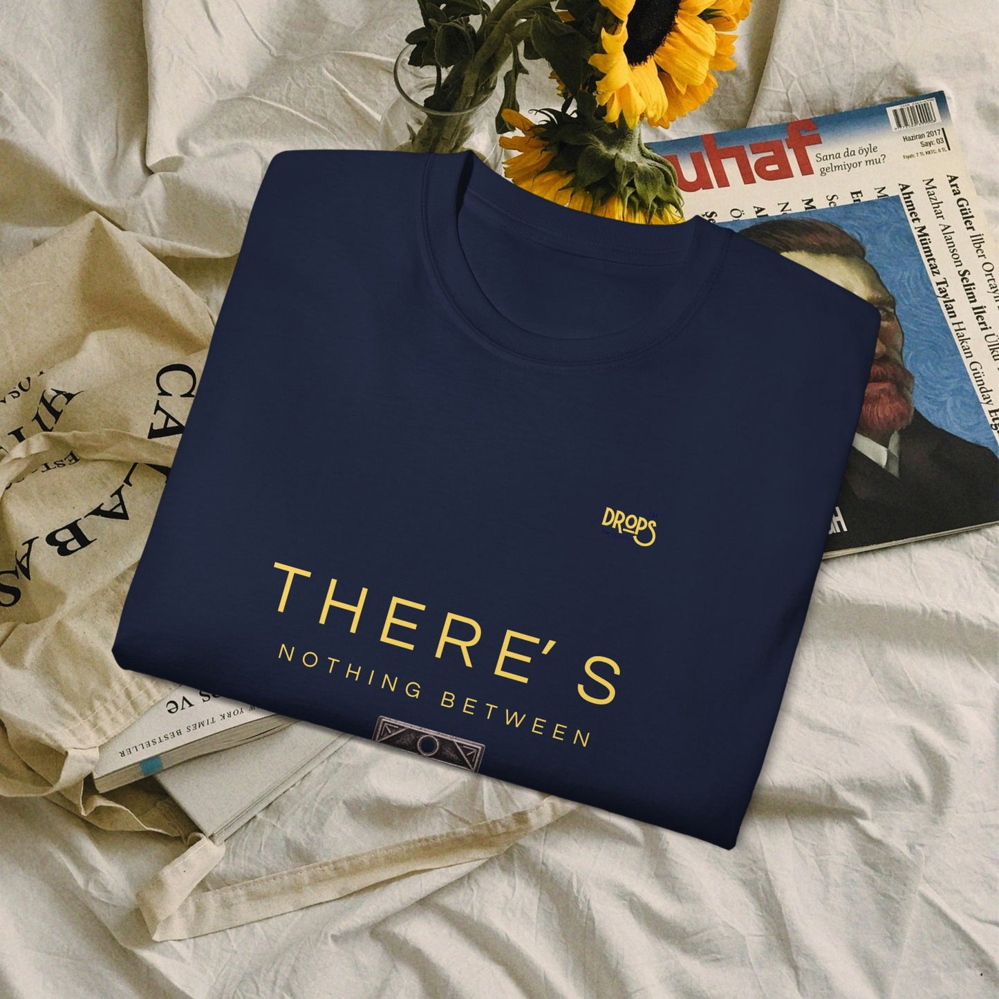 Unisex Ultra Cotton Tee - "There's Nothing Between Screens, Dreams & Fantasy" T-Shirt - Perfect for Dreamers and Creatives_ 07 May 2025_ 001