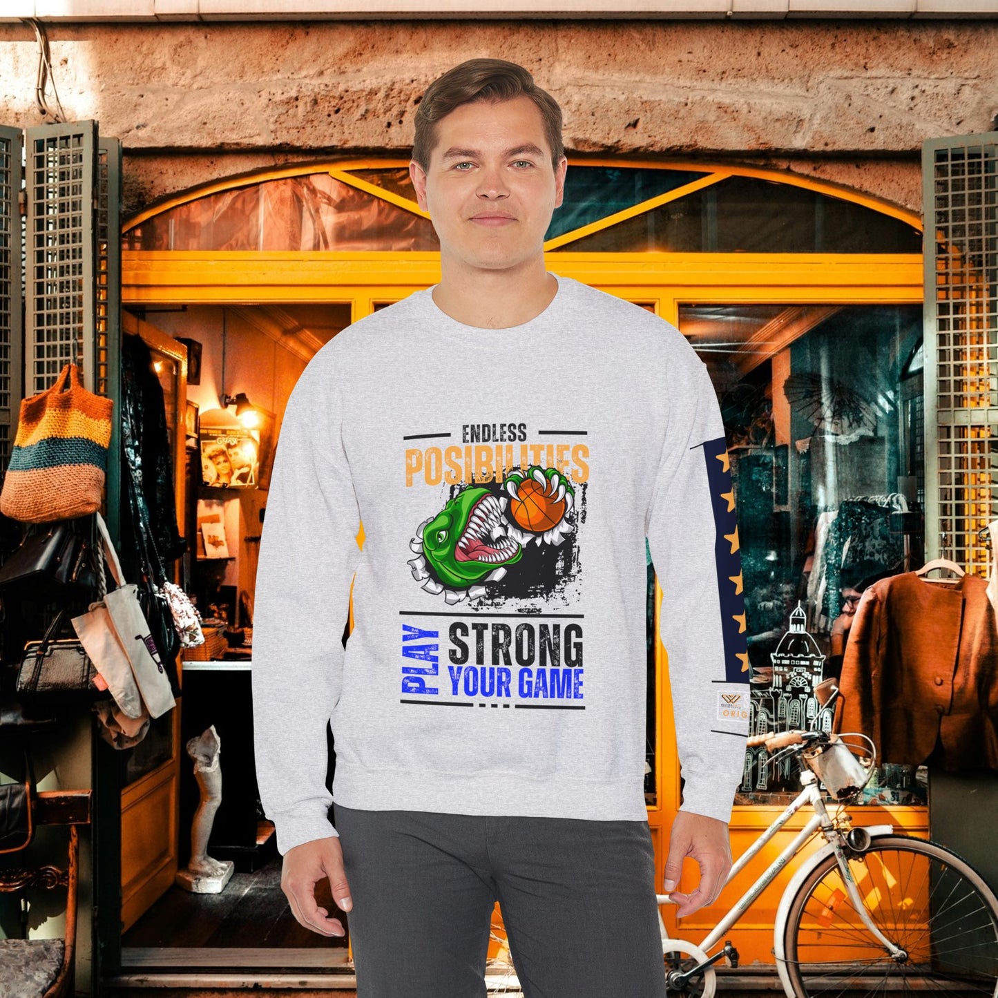 Unisex Heavy Blend™ Crewneck Sweatshirt_ N2 Series SPW UHBCSS PT2WW015_ Limited Edition Pure Luxury  By WesternWaves: