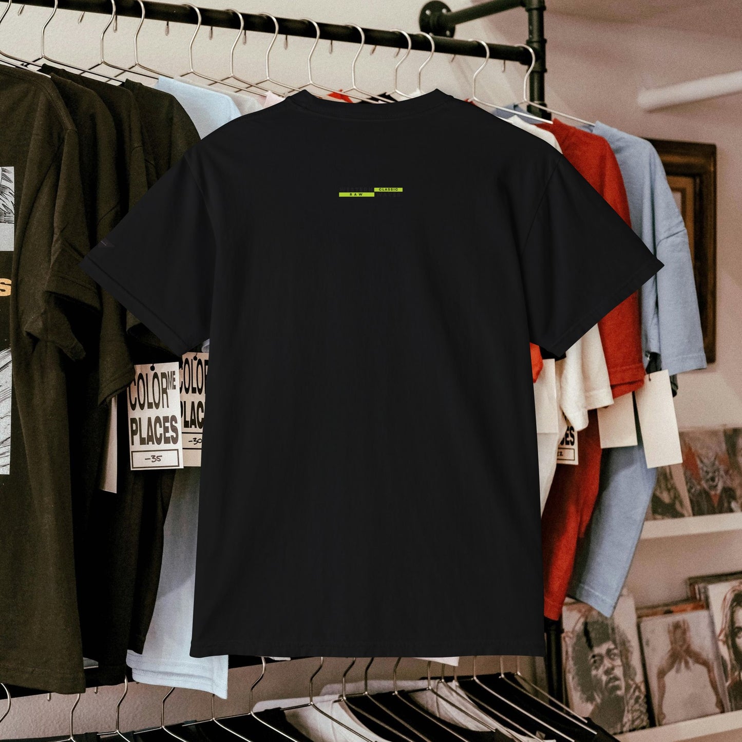 Unisex Garment-Dyed Pocket T-Shirt_ N3+ Series USGDPTS PT2WW001_ Limited Edition Raw Classic by WesternWaves: