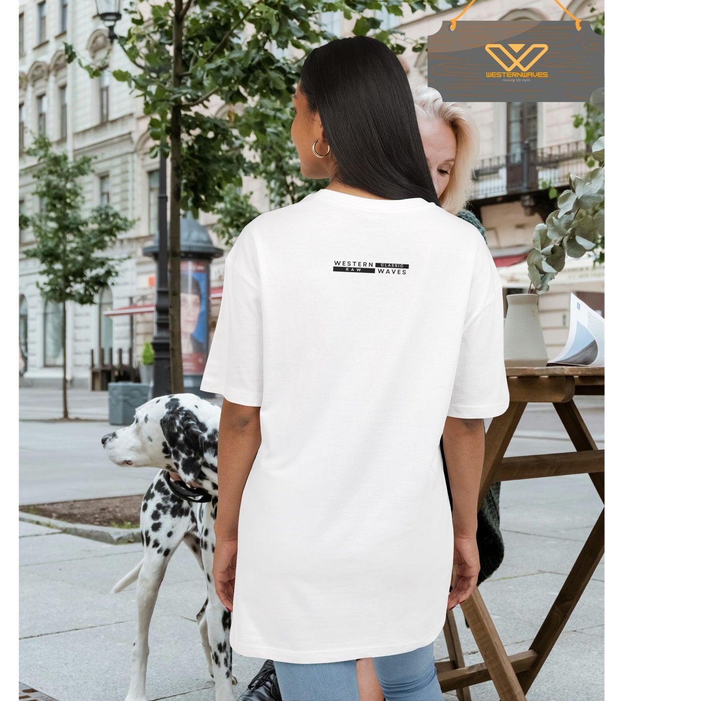 Unisex Oversized Tee_ N6+ Series USOSTEE PT2WW005_ Limited Edition by WesternWaves