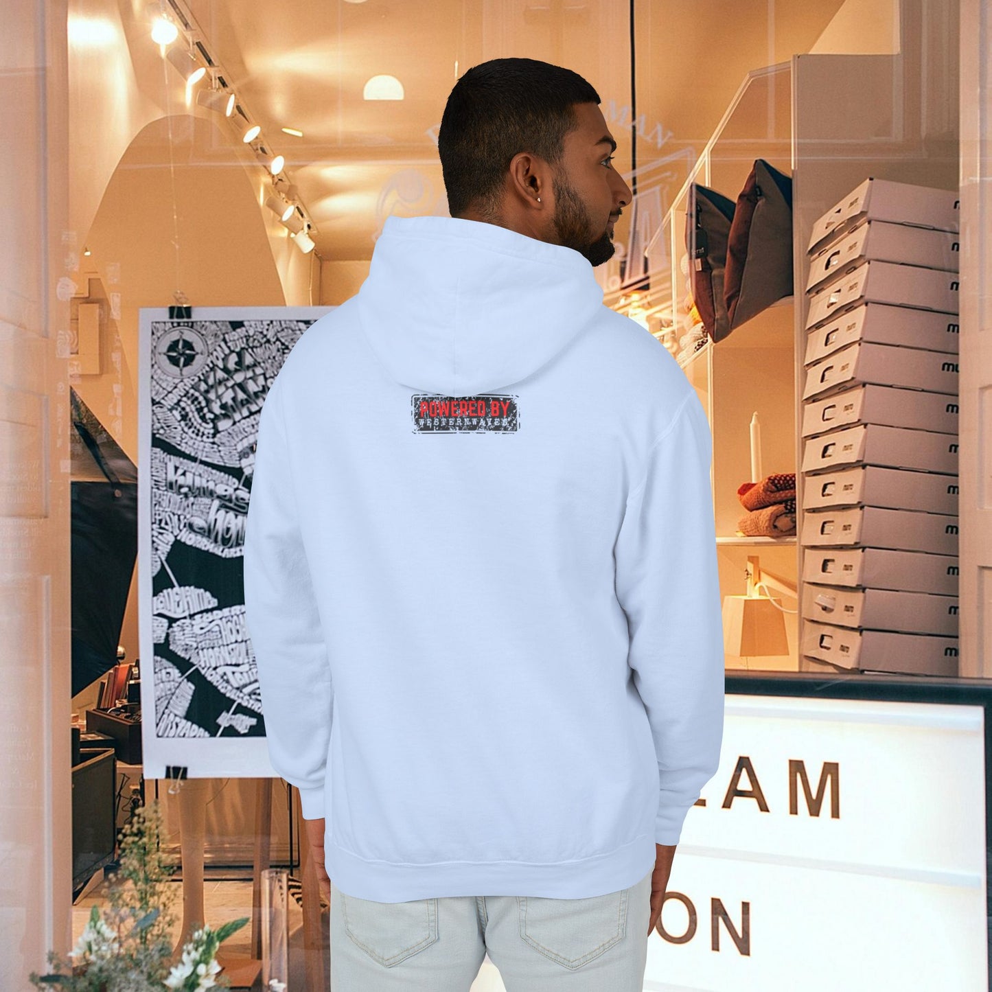 Unisex Lightweight Hooded Sweatshirt – N2 Series USLWHSS PT2WW003_ Limited Edition Crafted Comfort by WesternWaves:
