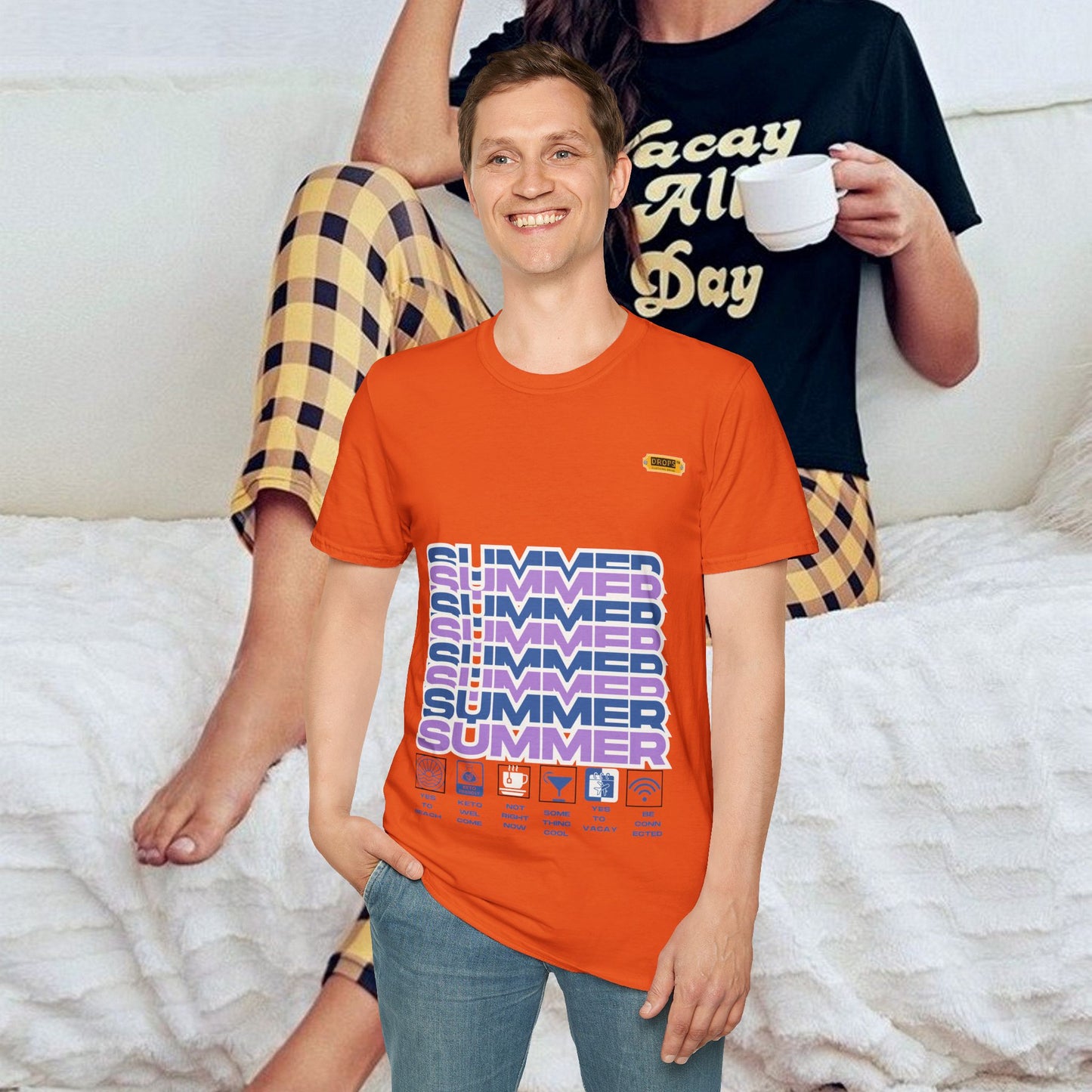 Unisex Softstyle T-Shirt_ N2* Series SPW USSTS FT2WW010_ Redefine Relaxation Limited Edition by WesternWaves: