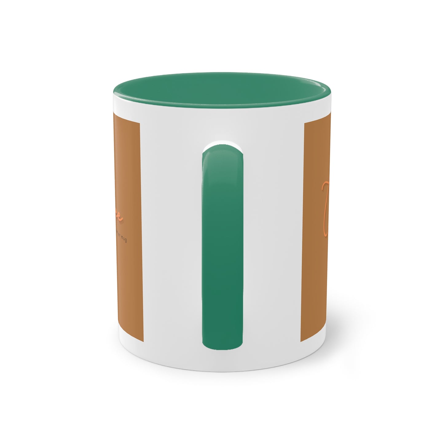 Two-Tone Coffee Mug, 11oz_ N2 Series TTCMUG PT2WW001_ Limited Edition Sipping Experience Both Pleasurable & Convenient by WesternWaves: