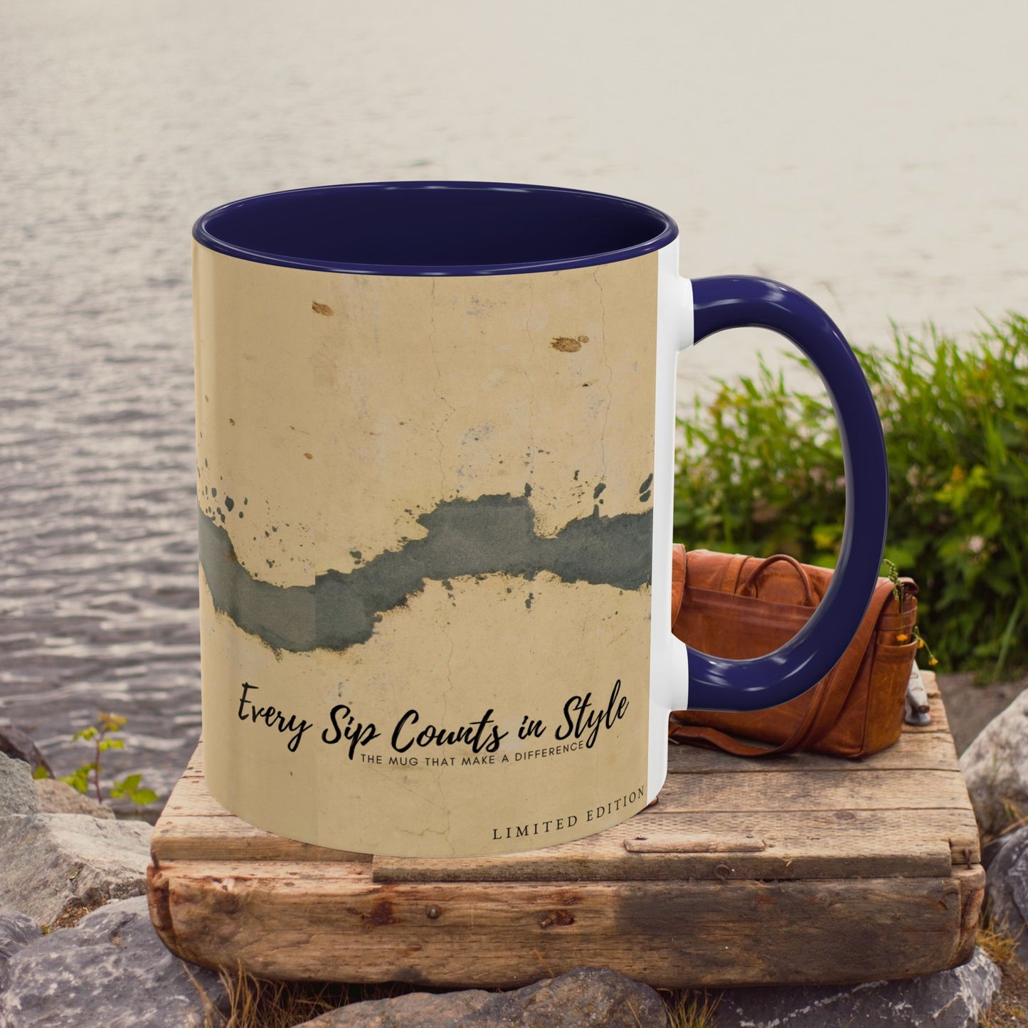 Accent Coffee Mug (11, 15oz) _ N2 Series SPW ACMUG PT2WW005_ Limited Edition Blend Style & Functionality by WesternWaves: