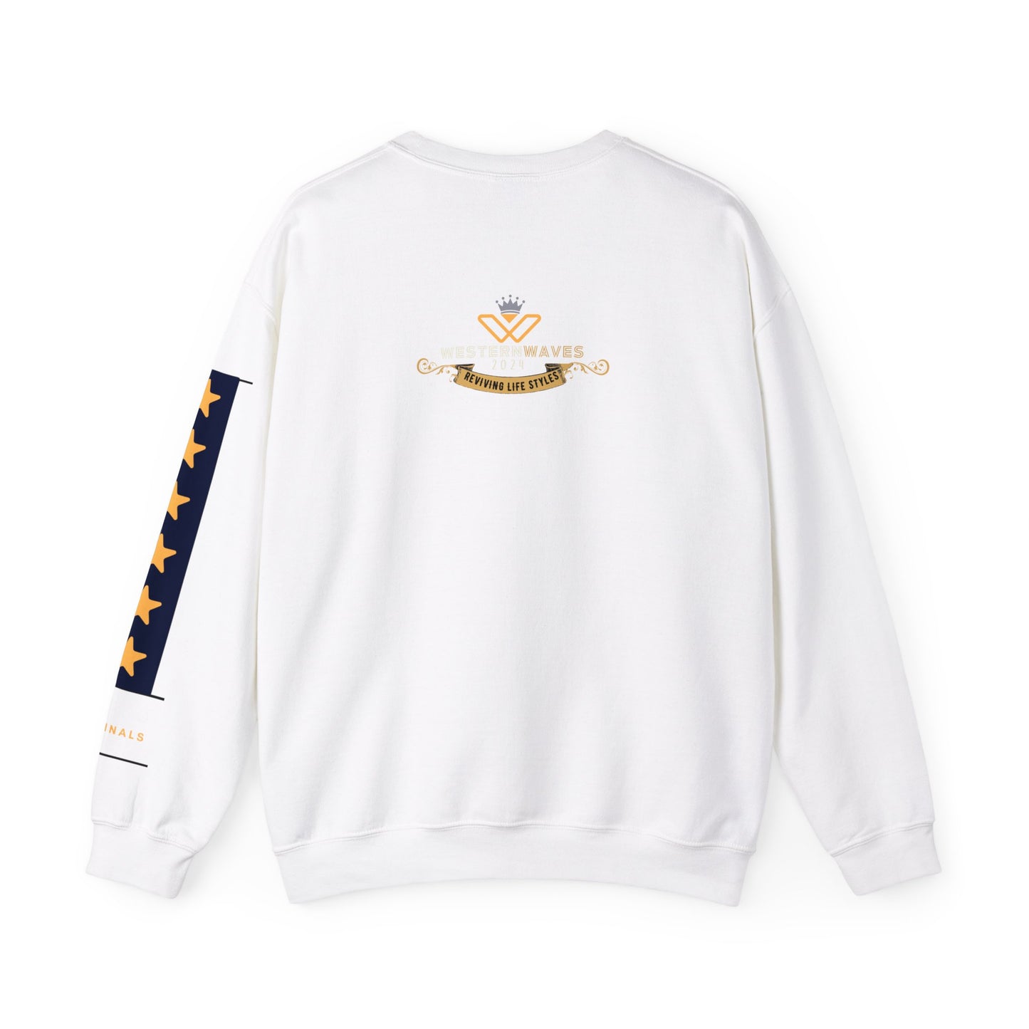 Unisex Heavy Blend™ Crewneck Sweatshirt_ N2 Series SPW UHBCSS PT2WW015_ Limited Edition Pure Luxury  By WesternWaves: