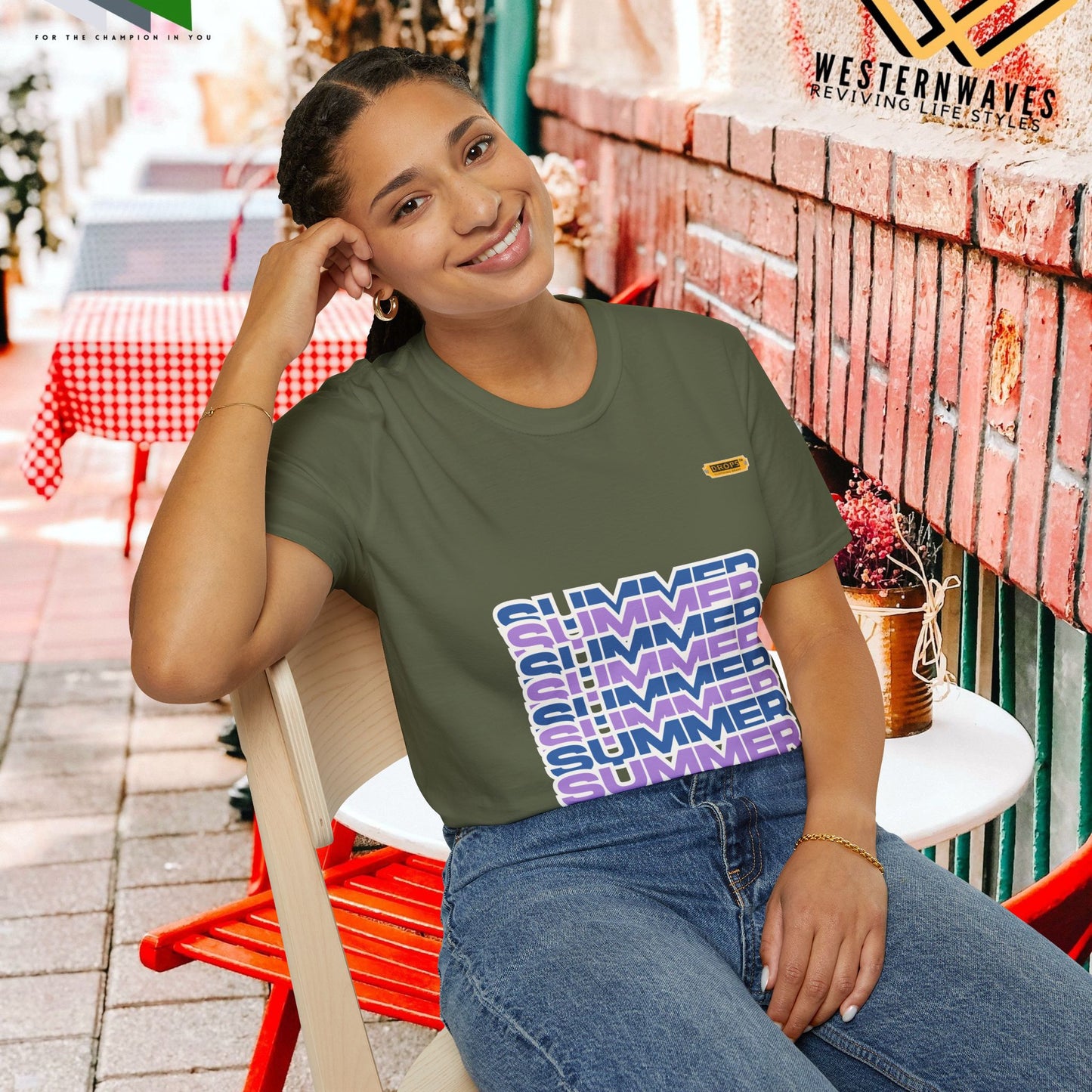 Unisex Softstyle T-Shirt_ N2* Series SPW USSTS FT2WW010_ Redefine Relaxation Limited Edition by WesternWaves: