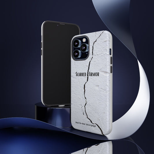 Tough iPhone Cases Phone Case_ Series N8+ TCPCASE PT2WW001_ Limited Edition  Scarred Armor Design iPhone Cases by WesternWaves: