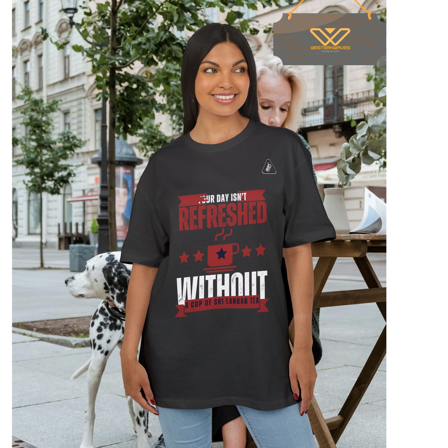 Unisex Oversized Tee_ N6+ Series USOSTEE PT2WW005_ Limited Edition by WesternWaves