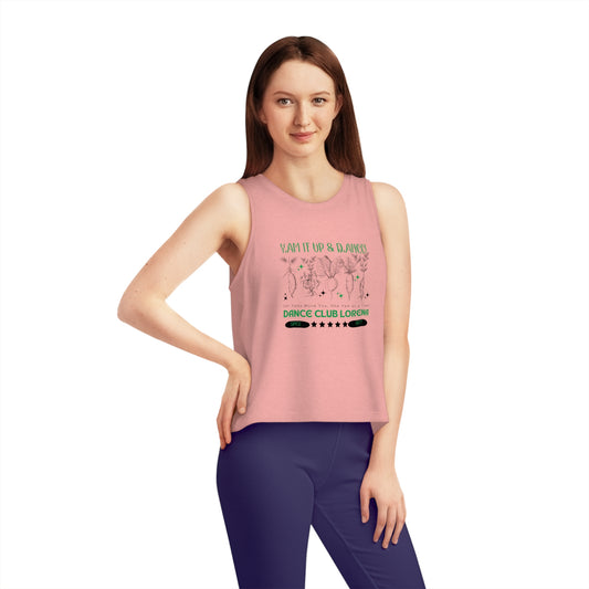 Women's Dancer Cropped Tank Tops_ N2 Series SPW WDCTT PT2WW009_ Ribbed Tank Top Stella Stanley 100% Organic Cotton_ Limited Edition Stella Stanley Tank Top by WesternWaves: