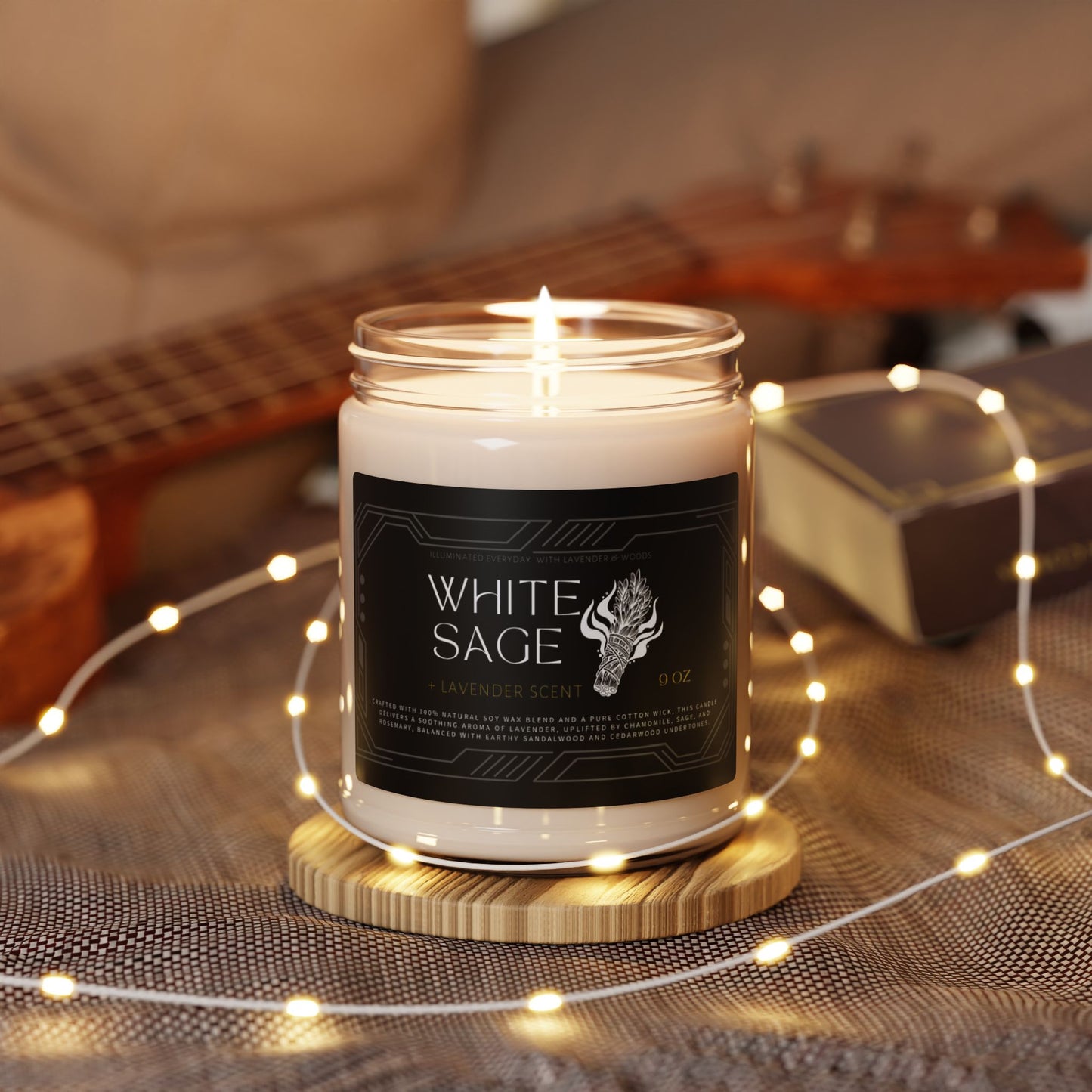 Soy Scents Candle_ White Sage_ N2 Series SSCWS PT2WW001_ Limited Edition Immersive aroma by WesternWaves: