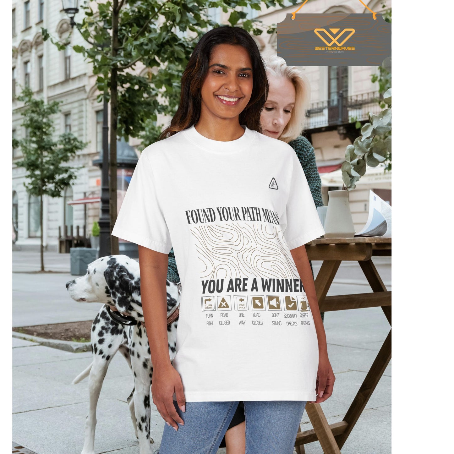 Unisex Garment-Dyed T-shirt_ N3+ Series USGDTS PT2WW005_ Comfort Colors 1717_ Limited Edition Fusion of Style by WesternWaves: