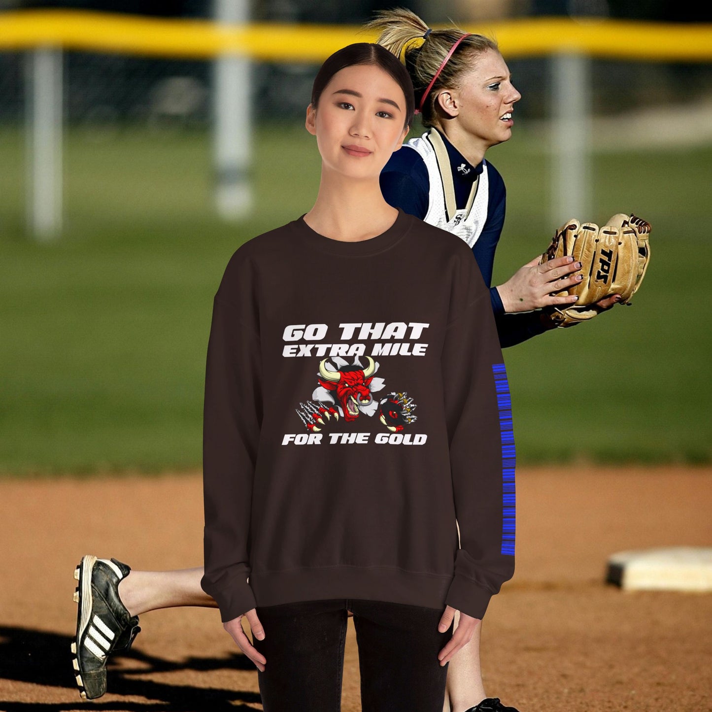 Unisex Heavy Blend™ Crewneck Sweatshirt_ N2 Sports Series SPW UHBCSS PT2WW005_ Limited Edition ‘Zeztz’ Brand Sports Elements by WesternWaves: