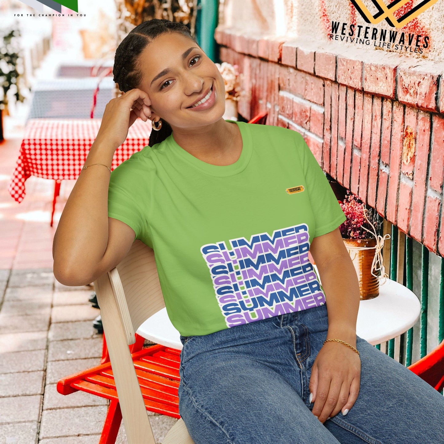 Unisex Softstyle T-Shirt_ N2* Series SPW USSTS FT2WW010_ Redefine Relaxation Limited Edition by WesternWaves: