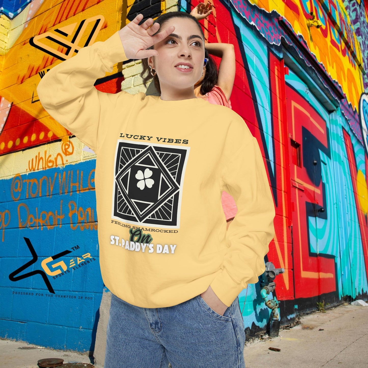 Unisex Garment-Dyed Sweatshirt_ N2+ Series UGDSS PT2WW005_ WesternWaves Limited Edition_