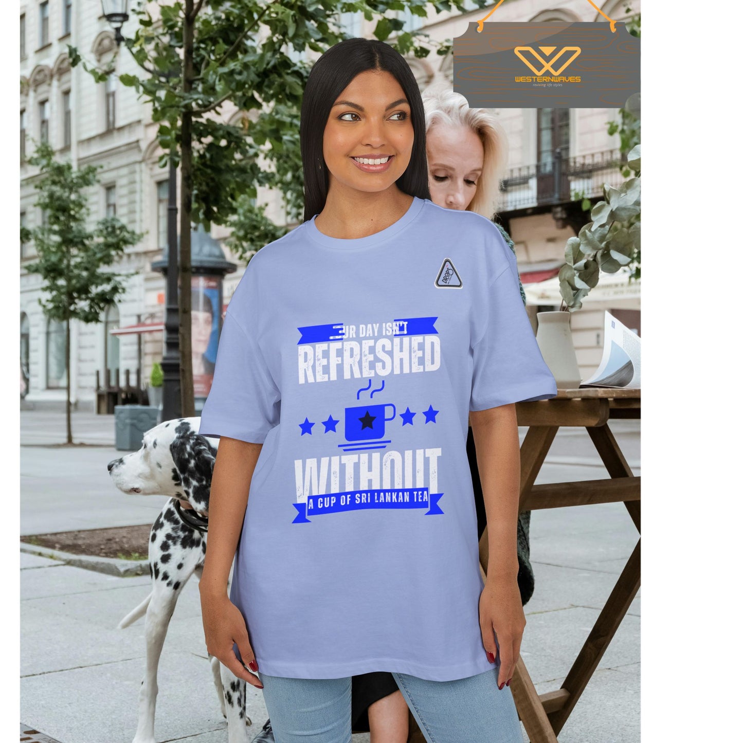 Unisex Oversized Tee_ N6+ Series USOSTEE PT2WW005_ Limited Edition by WesternWaves