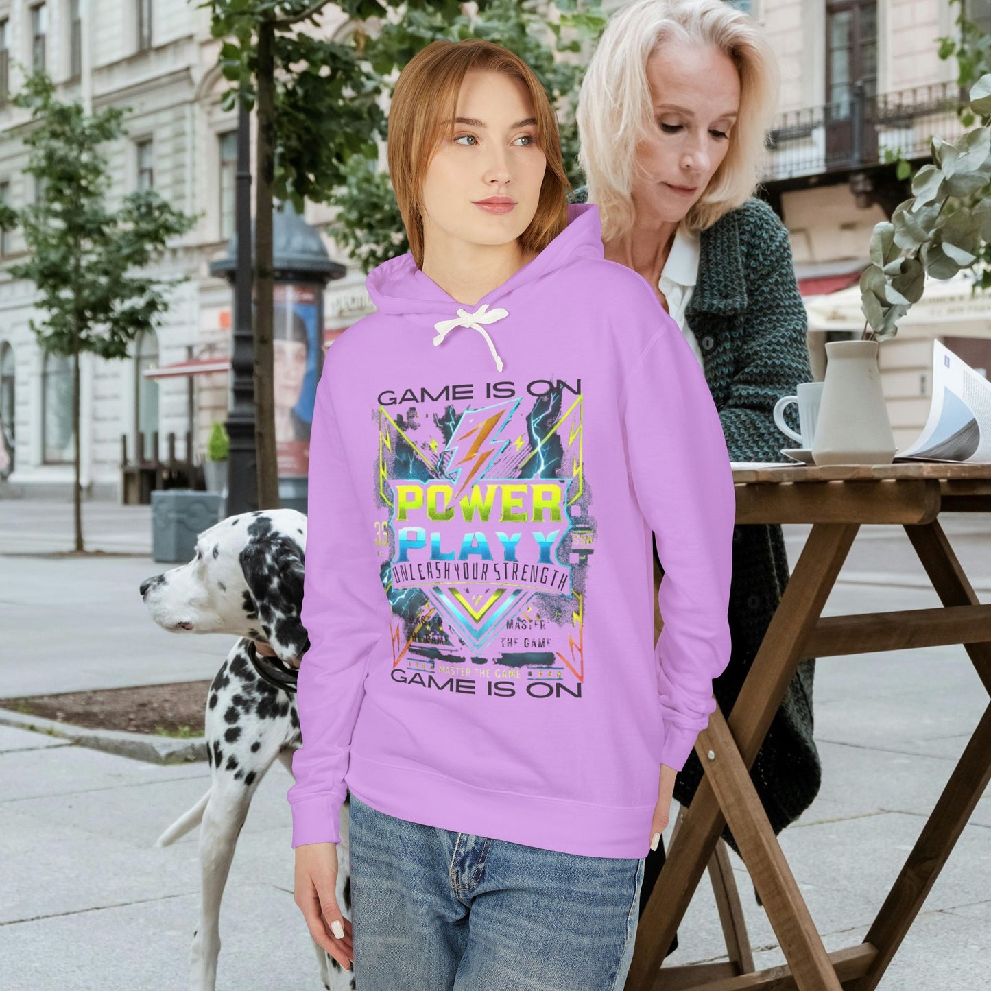 Unisex Lightweight Hooded Sweatshirt_ N2 Series SPW USLWHSS PT2WW001_ Limited Edition Ultimate Comfort & Style in Sports by WesternWeves_ Under ZeztZ Sports Elements Series: