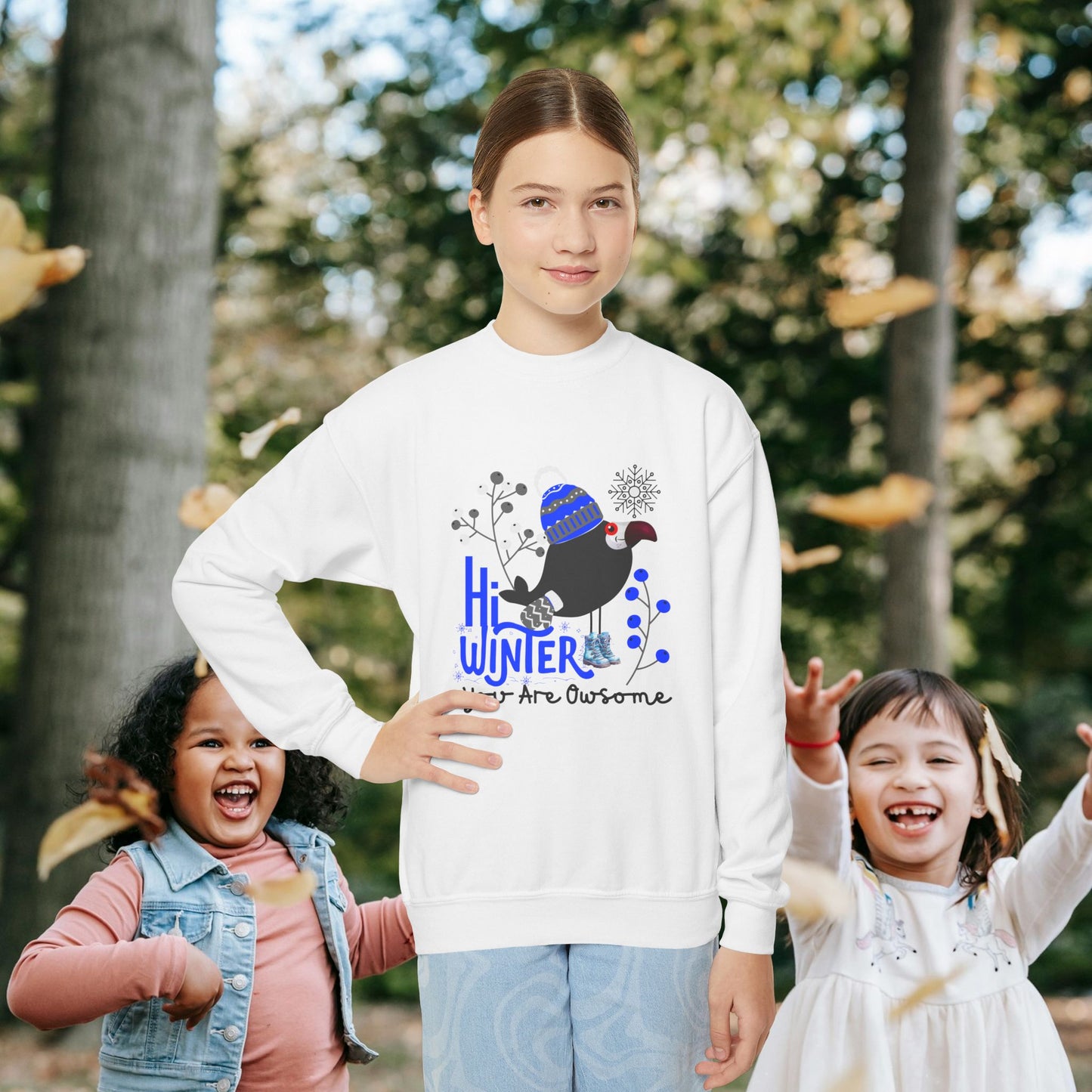 Youth Crewneck Sweatshirt_ N2 Series YCNSS PT2WW002_  Limited Edition Perfect Companion for the School, Sports  & Casual hangouts by WesternWaves: