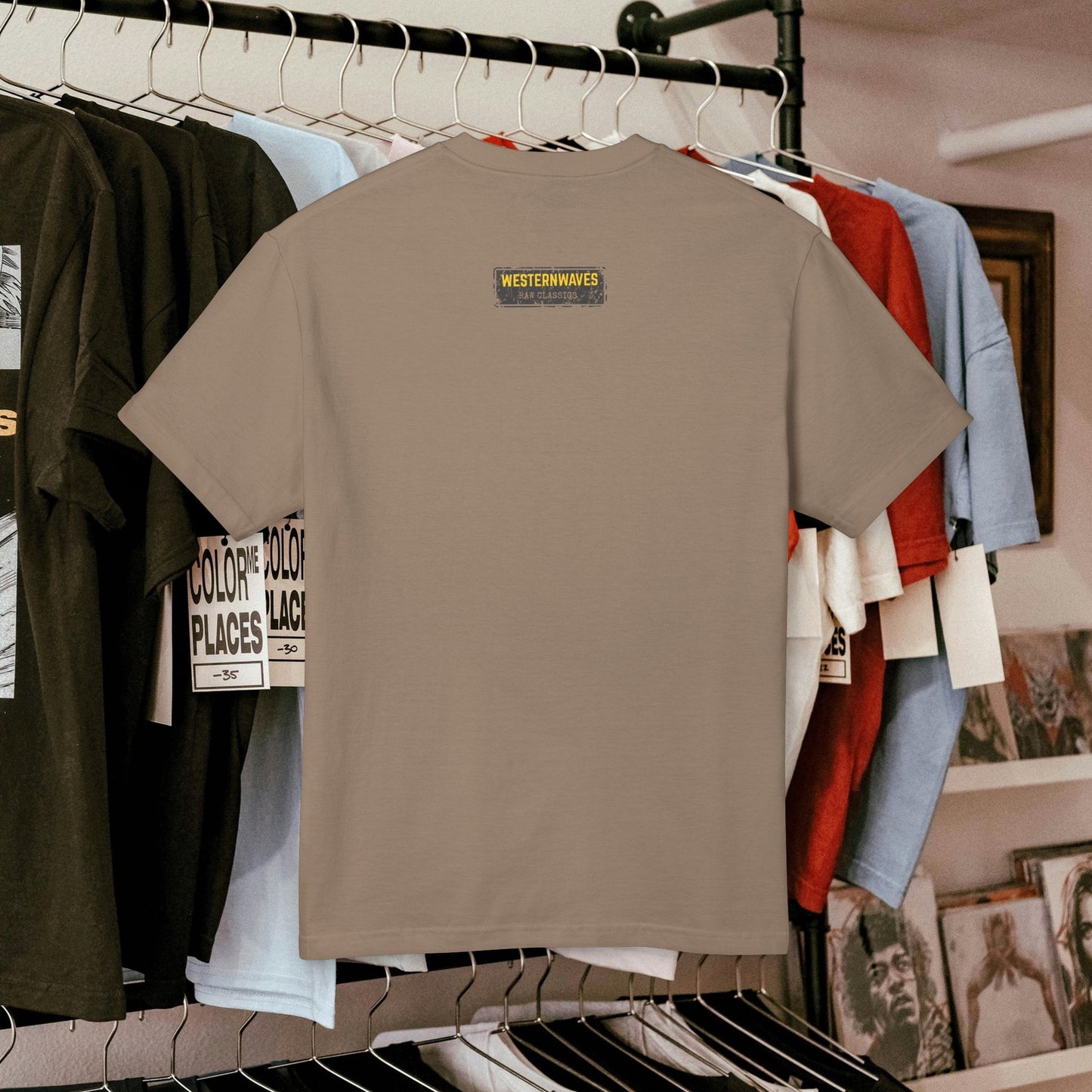 Unisex Garment-Dyed Heavyweight Cotton Tee_ N2 Series USGDHWCTEE PT2WW002_ Limited Edition Statement of Style by WesternWaves: