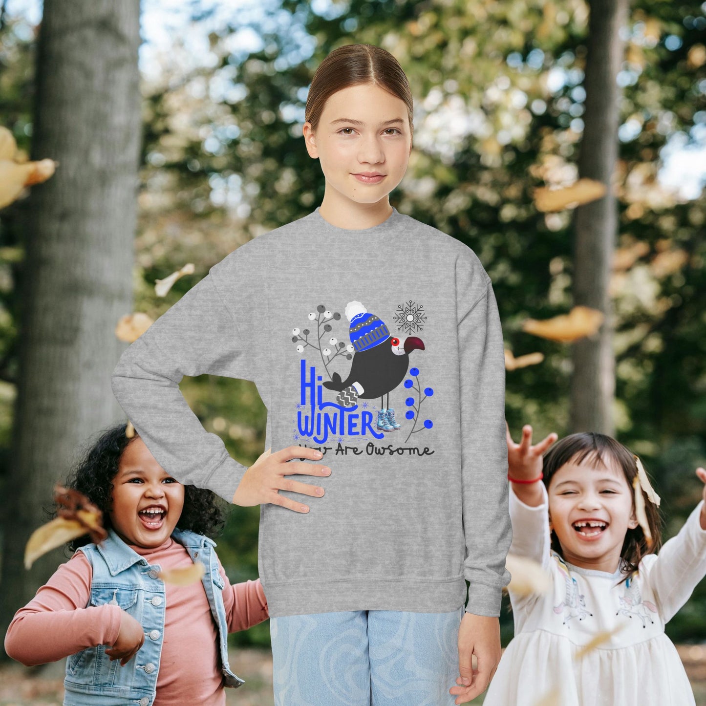 Youth Crewneck Sweatshirt_ N2 Series YCNSS PT2WW002_  Limited Edition Perfect Companion for the School, Sports  & Casual hangouts by WesternWaves: