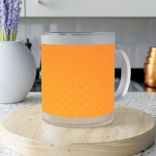 Frosted Glass Mug_ N2 Series SPW FGM PT2WW001_ Limited Edition Whimsical Dreams" Frosted Glass Mug by WesternWaves: