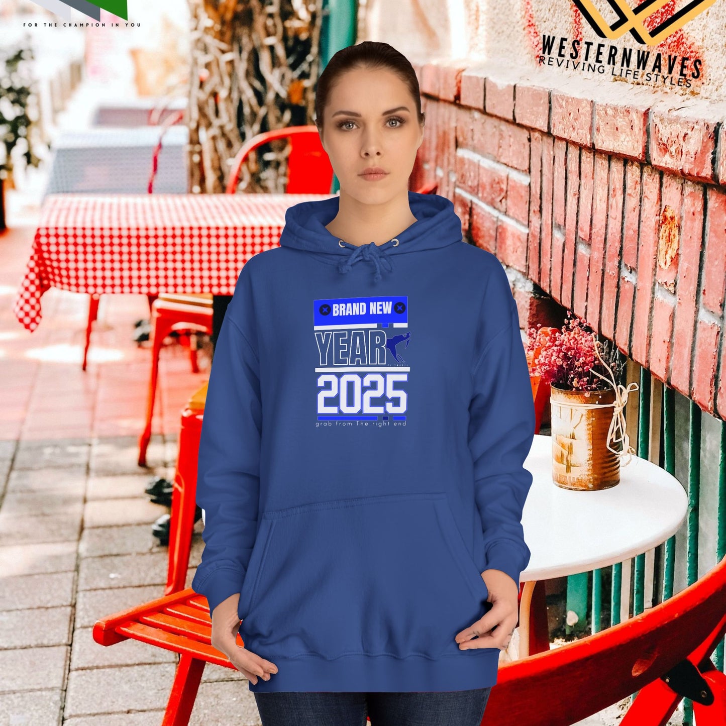 Unisex College Hoodie_  N2 Series SPW USCH PT2WW008_ Limited Edition Timeless Unisex Design by WesternWaves: