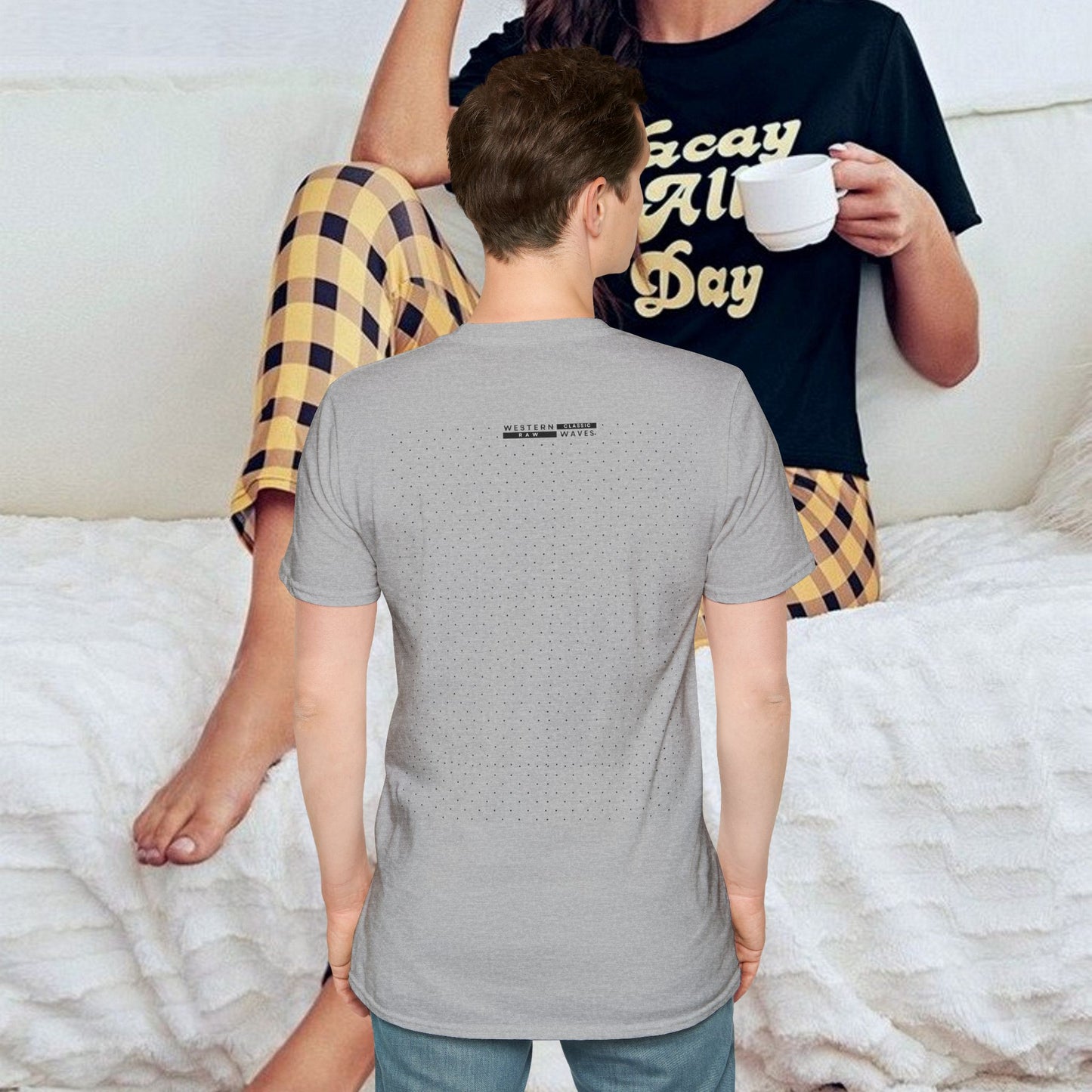 Unisex Softstyle T-Shirt_ N2* Series SPW USSTS FT2WW010_ Redefine Relaxation Limited Edition by WesternWaves: