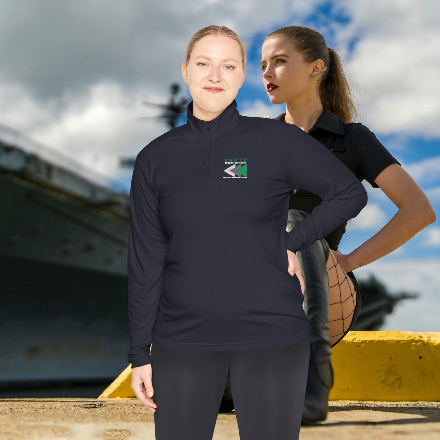 Unisex Quarter-Zip Pullover_ N5+ Series USQZPULL PT2WW001_ Limited Edition by WesternWaves: