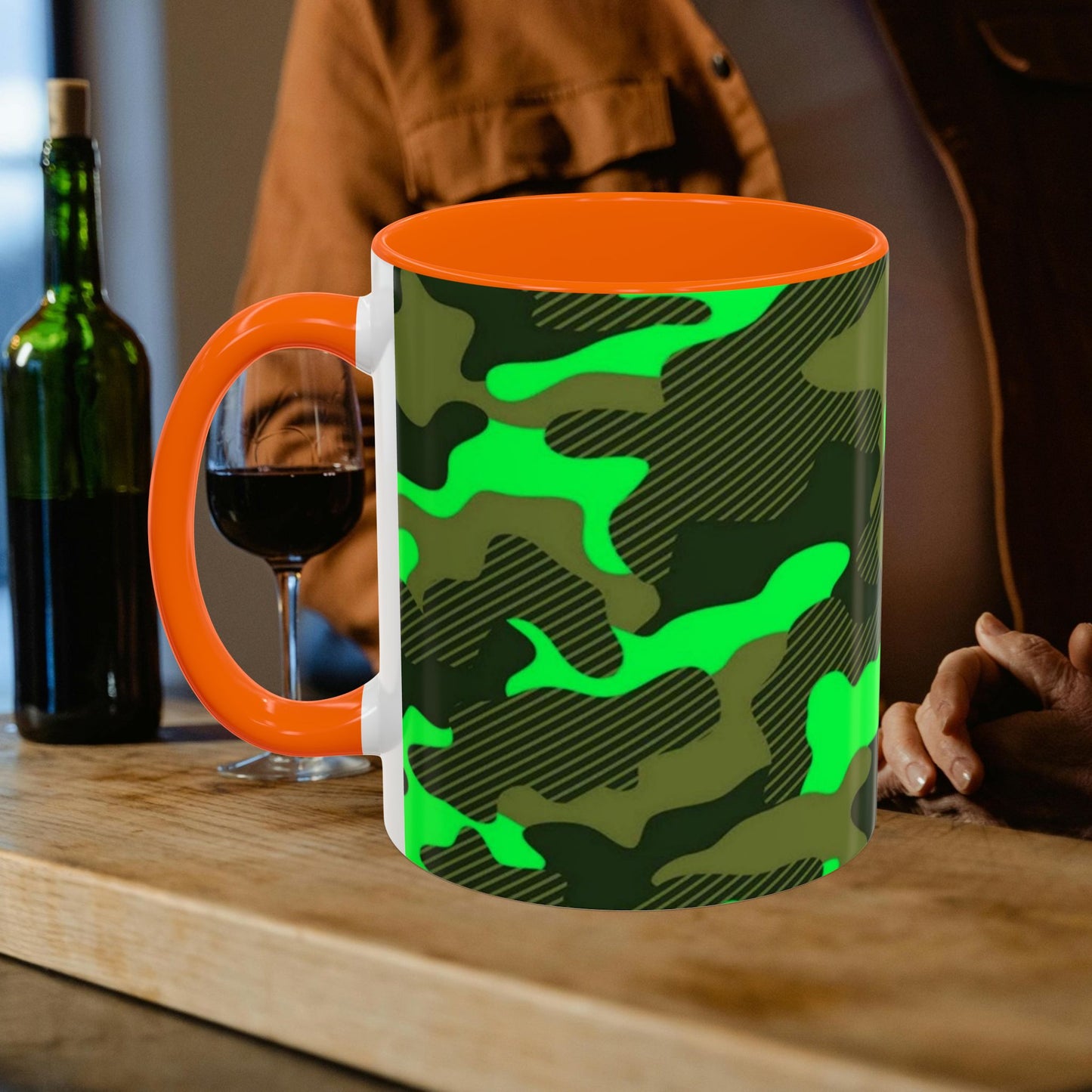 Accent Coffee Mug (11, 15oz)_ N2 Series ACMUG PT2WW004_ Limited Edition Mug by WesternWaves: