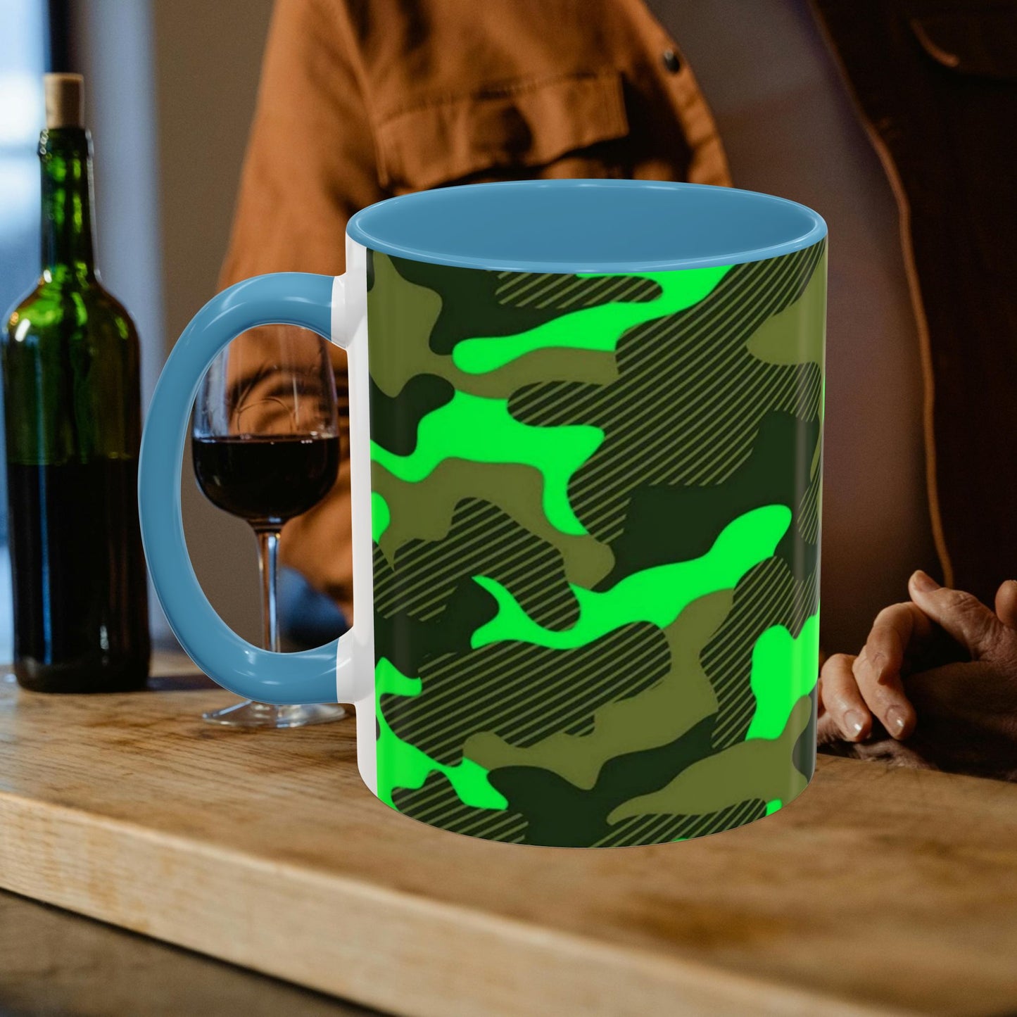 Accent Coffee Mug (11, 15oz)_ N2 Series ACMUG PT2WW004_ Limited Edition Mug by WesternWaves: