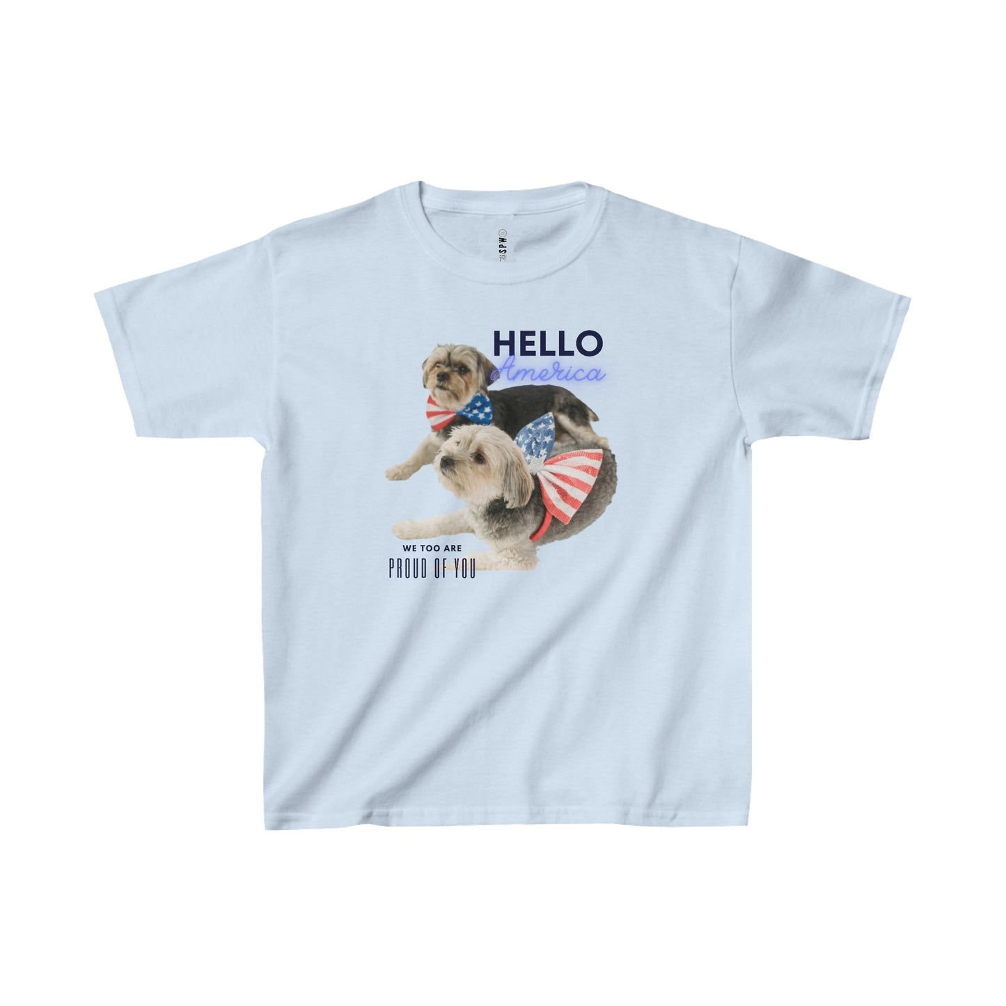 Kids Heavy Cotton™ Tee_ N2 Series SPW KHCT PT2WW001_ Independence Day Limited Edition by WesternWaves: