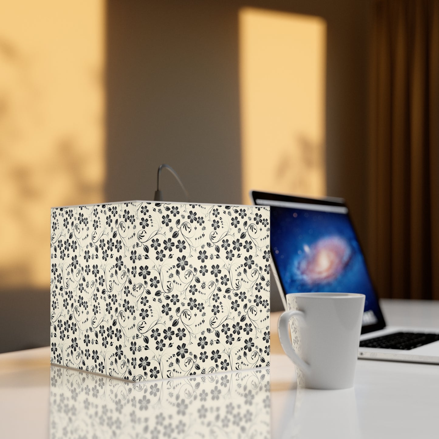 Light Cube Lamp_ N Series SPW LCL PT2WW002_ Crafted for Relaxation Tranquilly by WesternWaves: