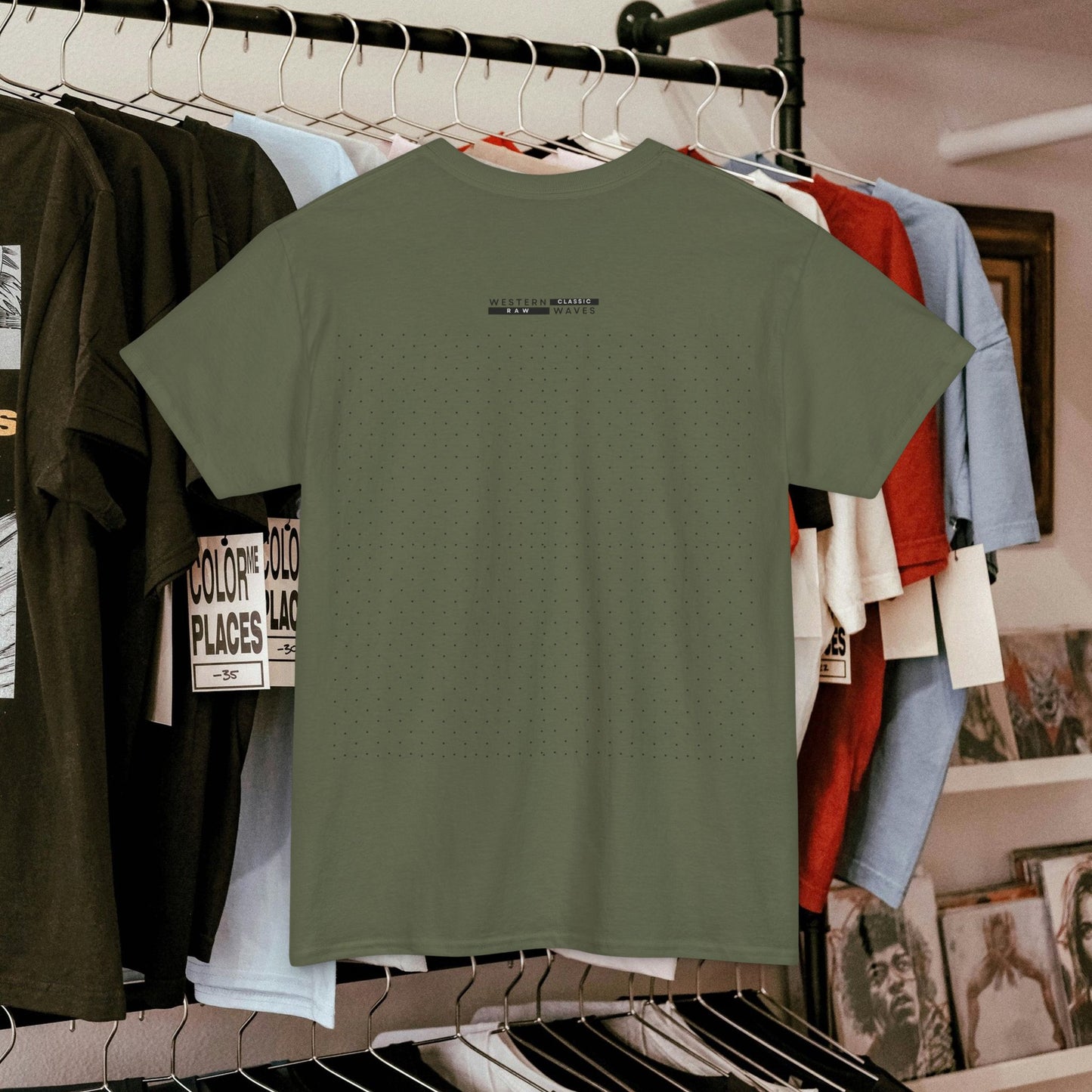 Unisex Heavy Cotton Tee_ N6* Series USHCTEE PT2WW004_ Limited Edition by WesternWaves_